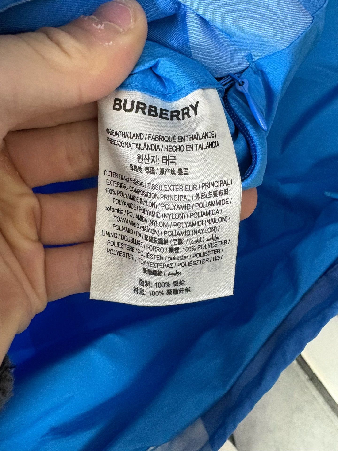 Burberry Burberry Plaid Blue Heavy Coat M Men Size US M / EU 48-50 / 2 - 5 Thumbnail