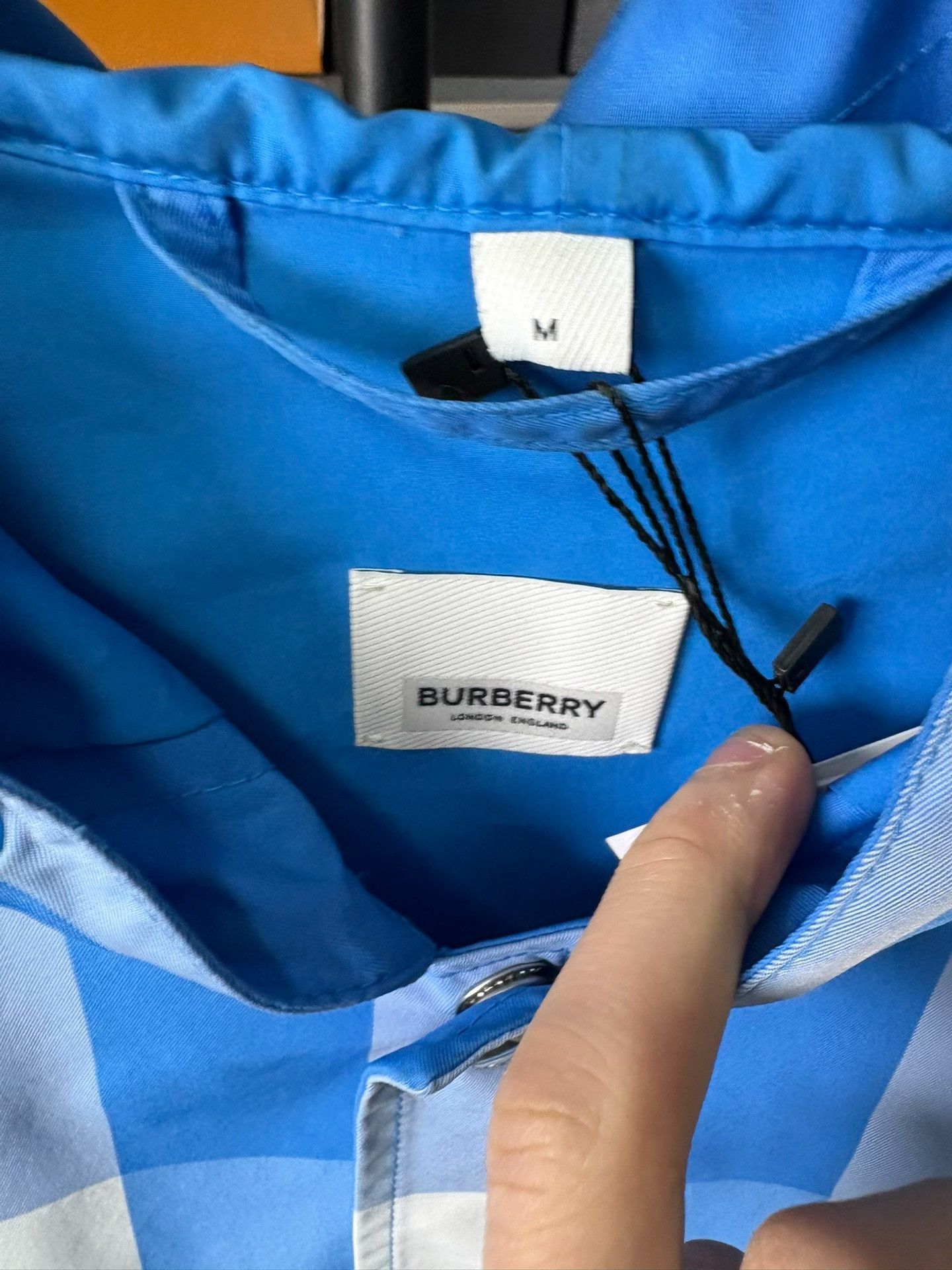 Burberry Burberry Plaid Blue Heavy Coat M Men Size US M / EU 48-50 / 2 - 3 Thumbnail