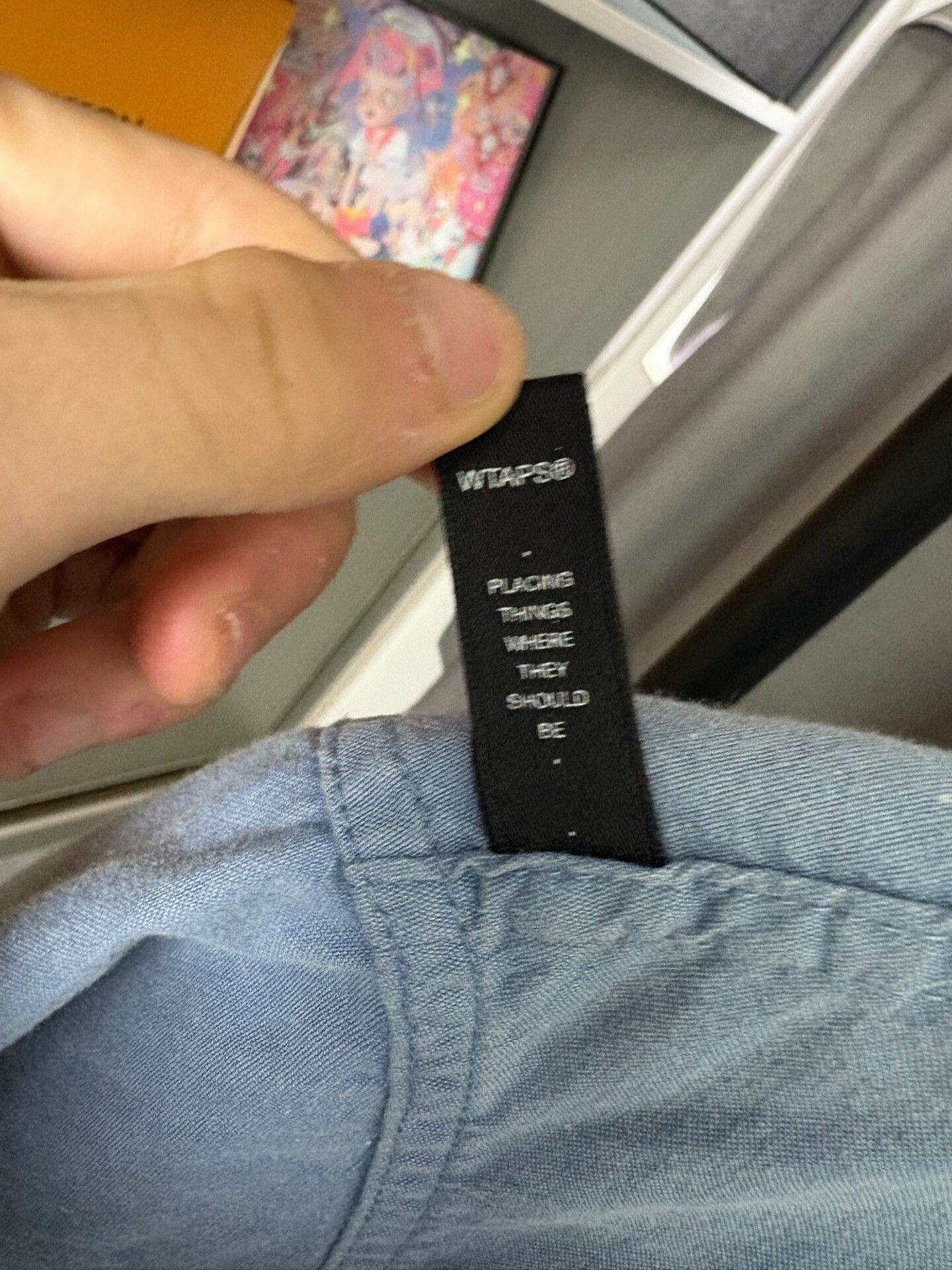 Other Washed Blue Shirt M Men Size US M / EU 48-50 / 2 - 5 Thumbnail