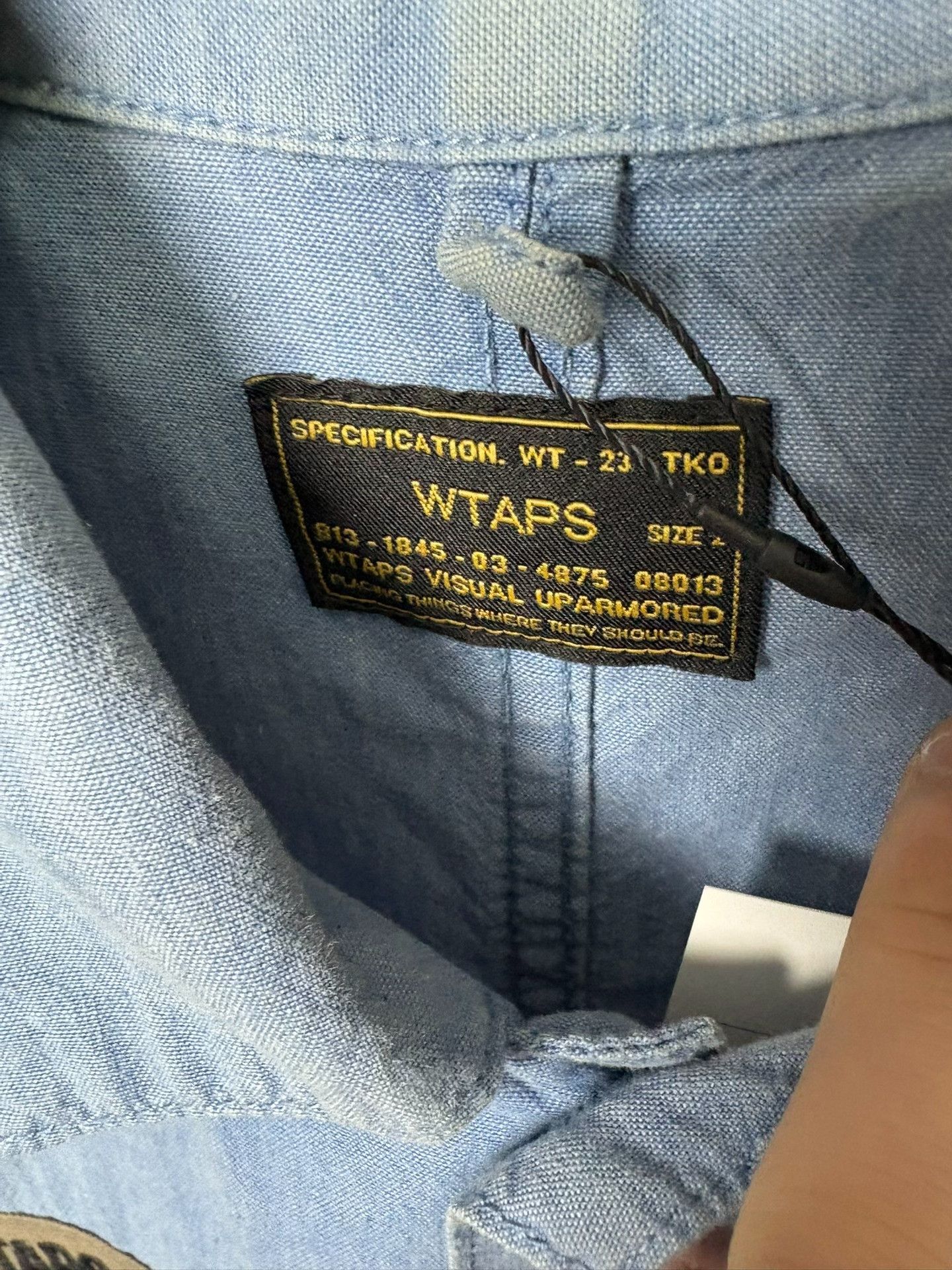 Other Washed Blue Shirt M Men Size US M / EU 48-50 / 2 - 3 Thumbnail