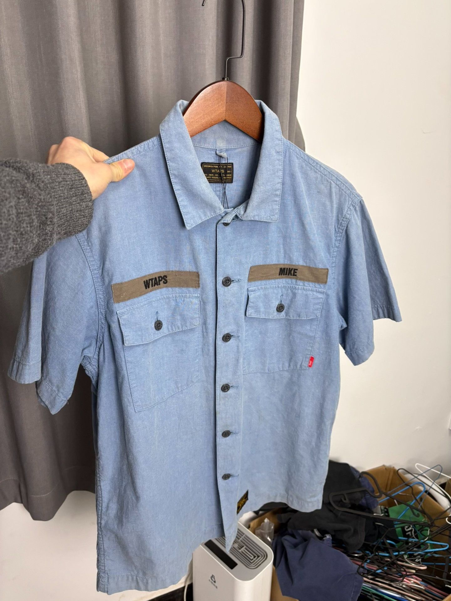 Other Washed Blue Shirt M Men Size US M / EU 48-50 / 2 - 7 Thumbnail