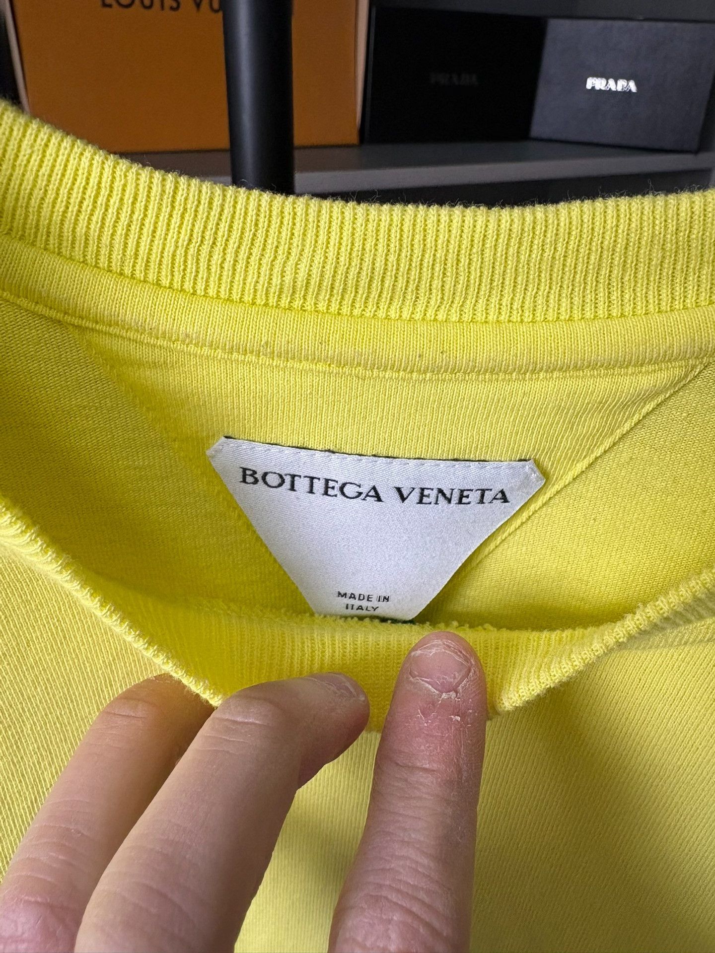 Bottega Veneta Bottega Veneta Yellow T-Shirt S Women Size S / US 4 / IT 40 - 2 Thumbnail