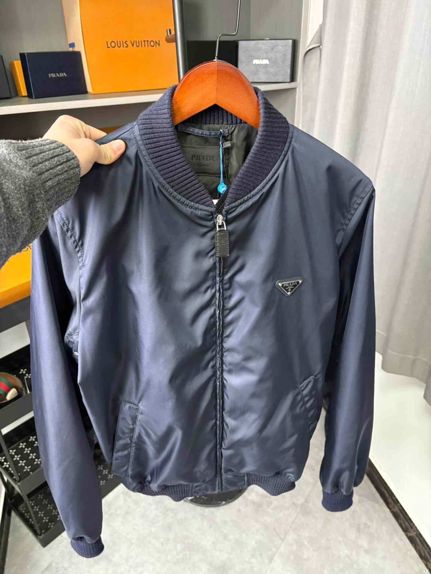 Prada Prada Blue Light Jacket 48 Men Size US XL / EU 56 / 4 - 5 Thumbnail