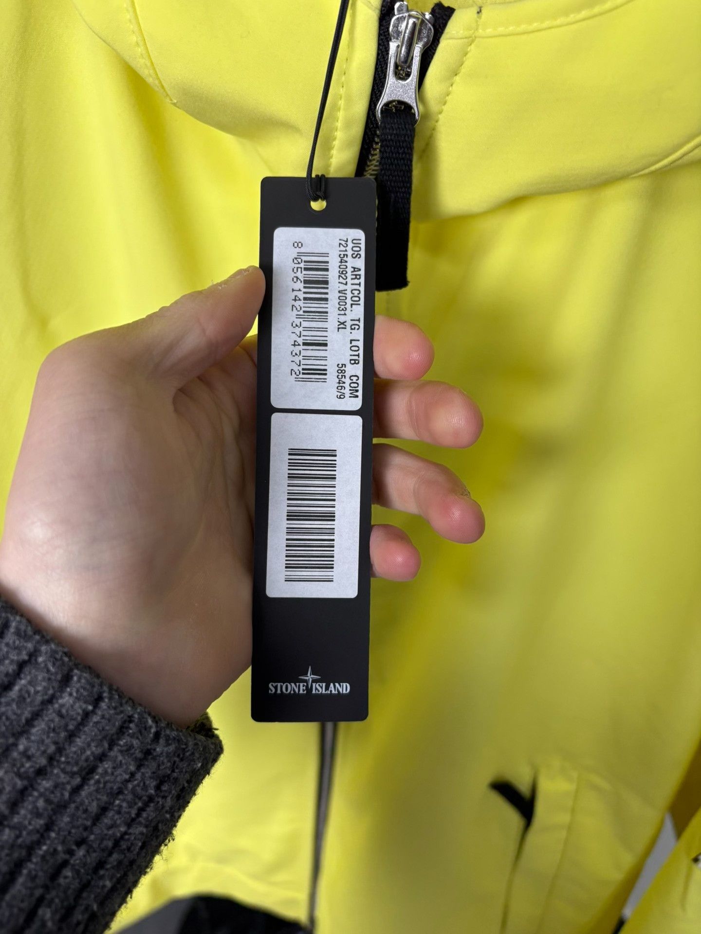 Stone Island Stone Island Glow Yellow Light Jacket XL Men Size US XL / EU 56 / 4 - 4 Thumbnail