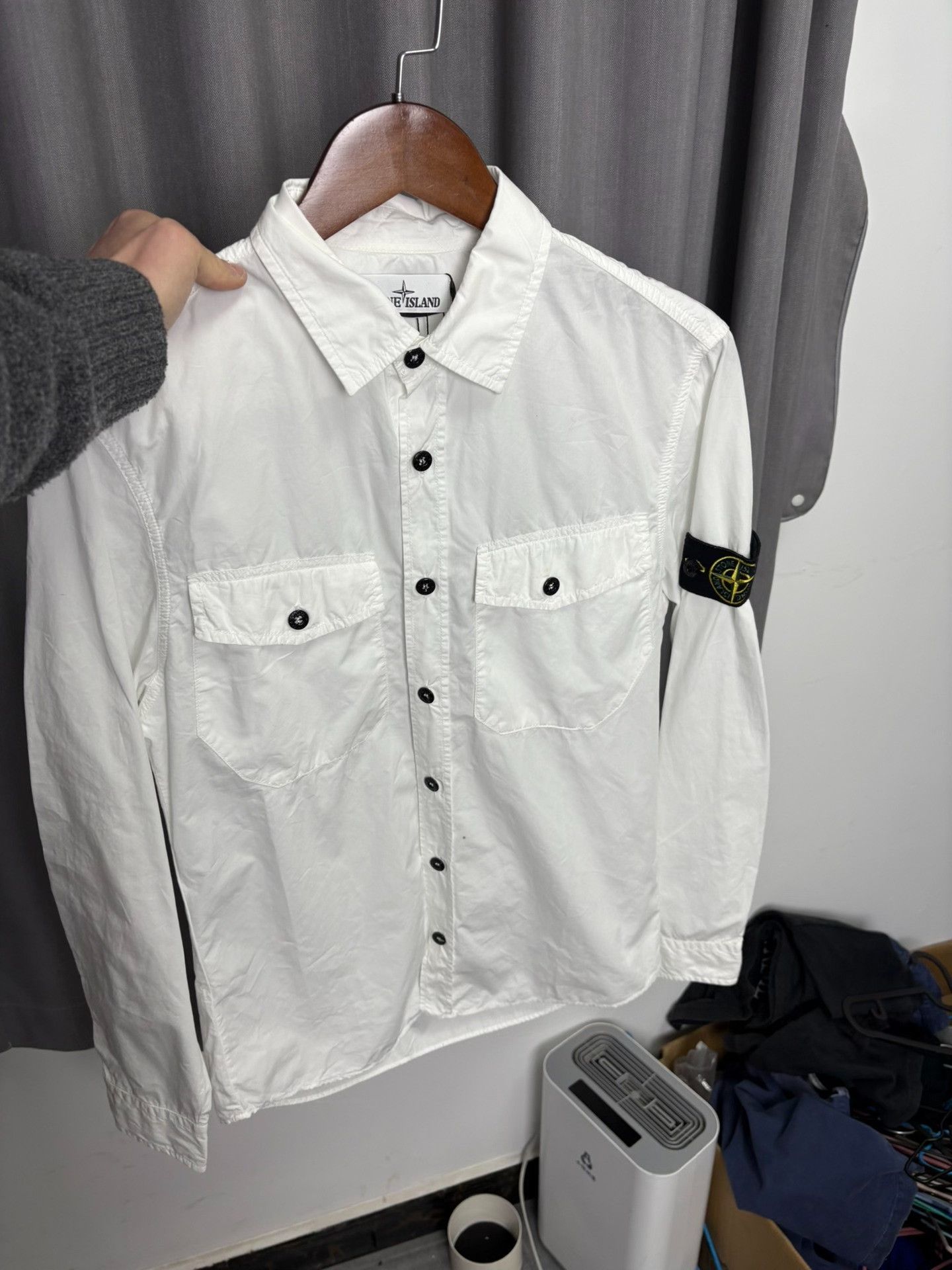 Stone Island Stone Island White Shirt S Men Size US S / EU 44-46 / 1 - 6 Thumbnail