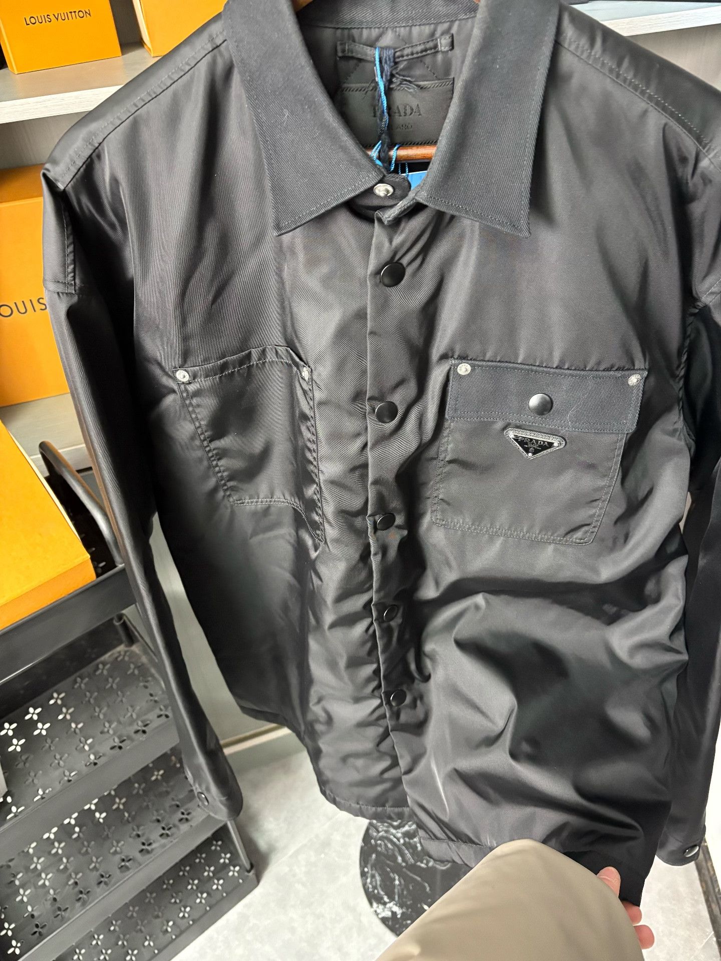 Prada Prada Nylon Black Light Jacket M Men Size US M / EU 48-50 / 2 - 7 Thumbnail