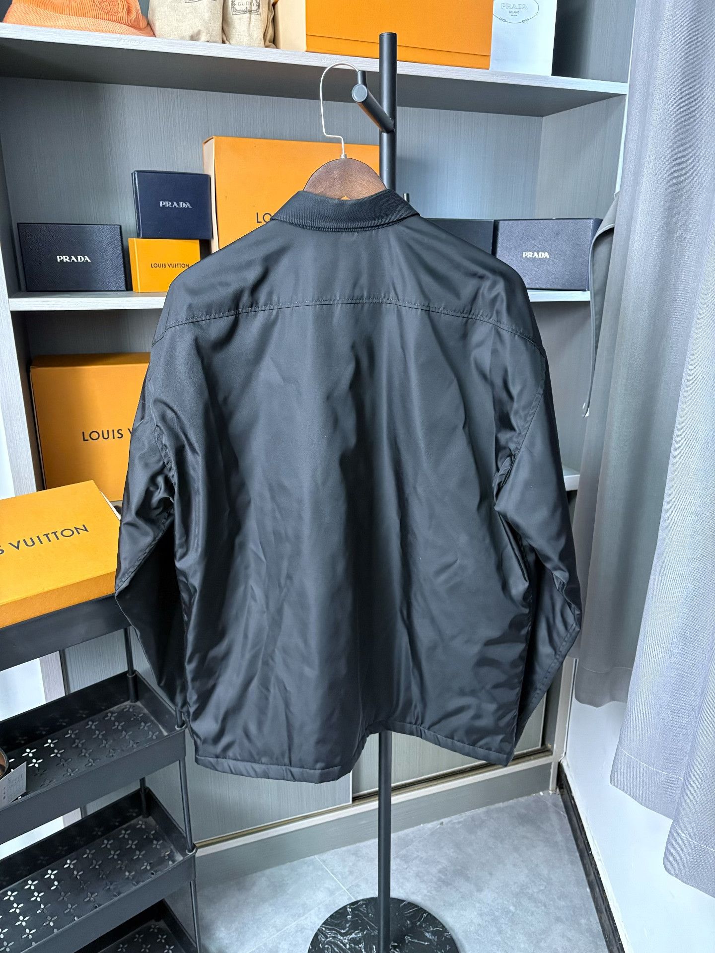 Prada Prada Nylon Black Light Jacket M Men Size US M / EU 48-50 / 2 - 2 Thumbnail