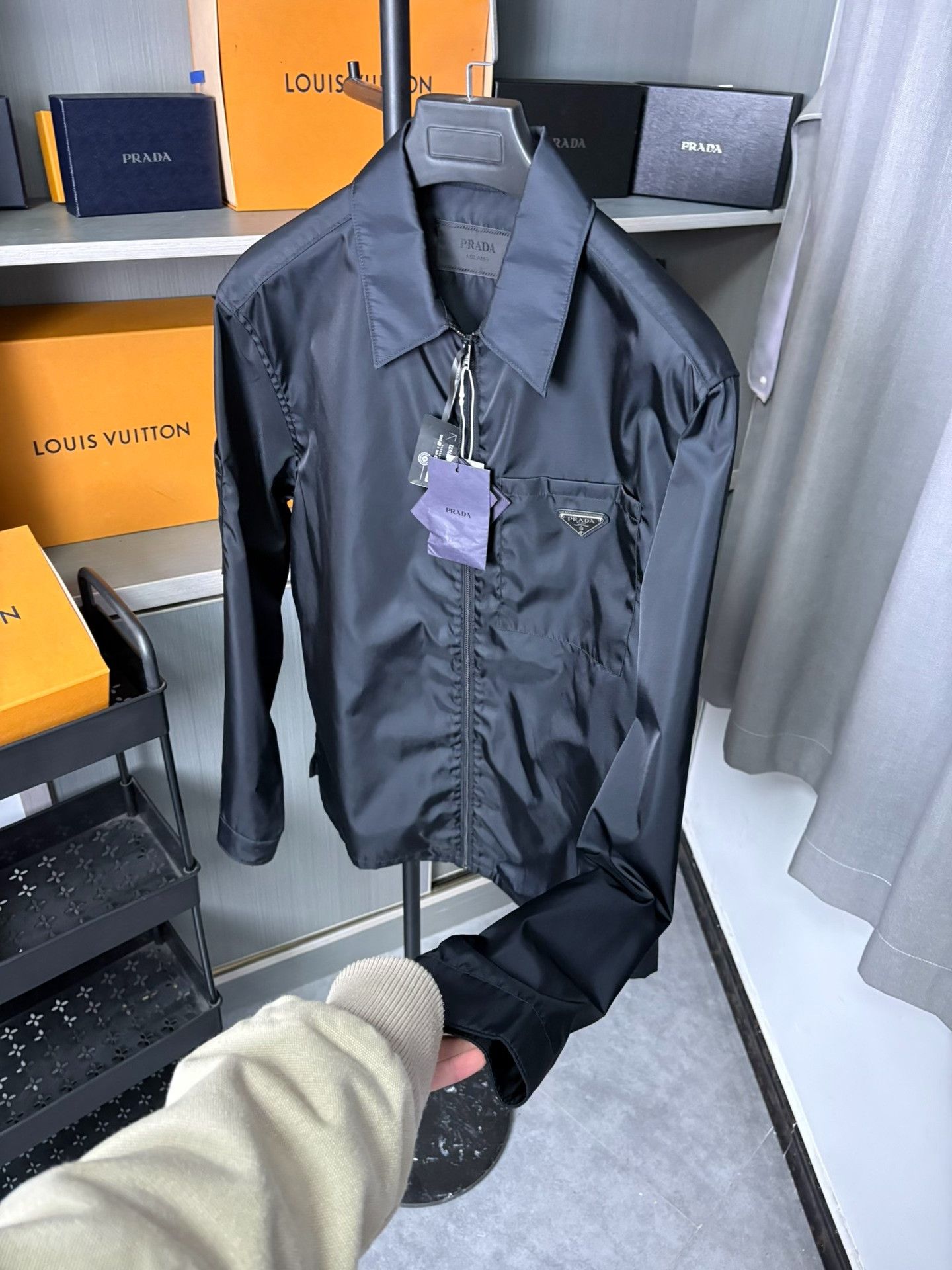 Prada Prada Nylon Black Light Jacket M Men Size US M / EU 48-50 / 2 - 6 Thumbnail