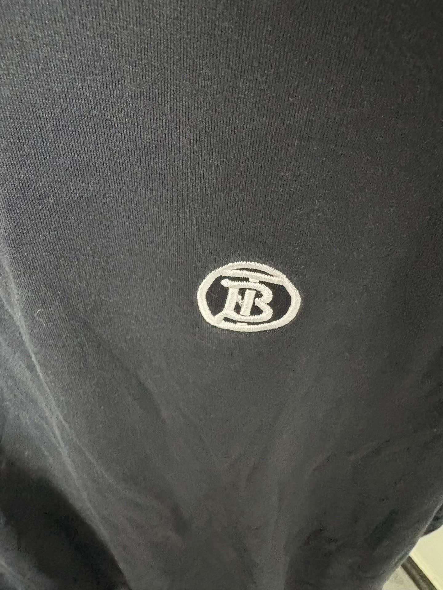 Burberry Burberry Embroidered Black T-Shirt L Men Size US L / EU 52-54 / 3 - 4 Thumbnail