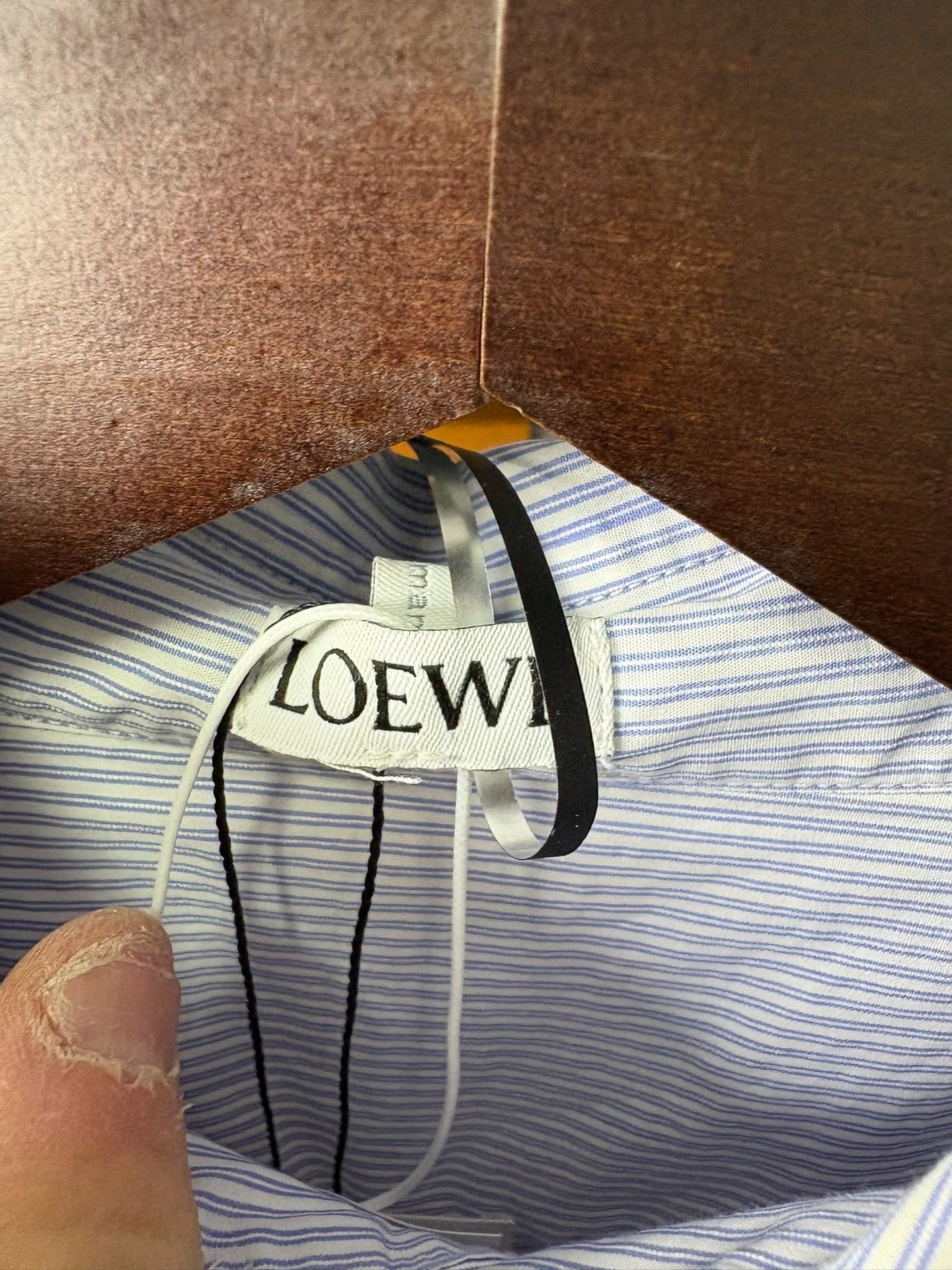 Loewe Loewe Blue Shirt 39 Men Size US M / EU 48-50 / 2 - 2 Thumbnail