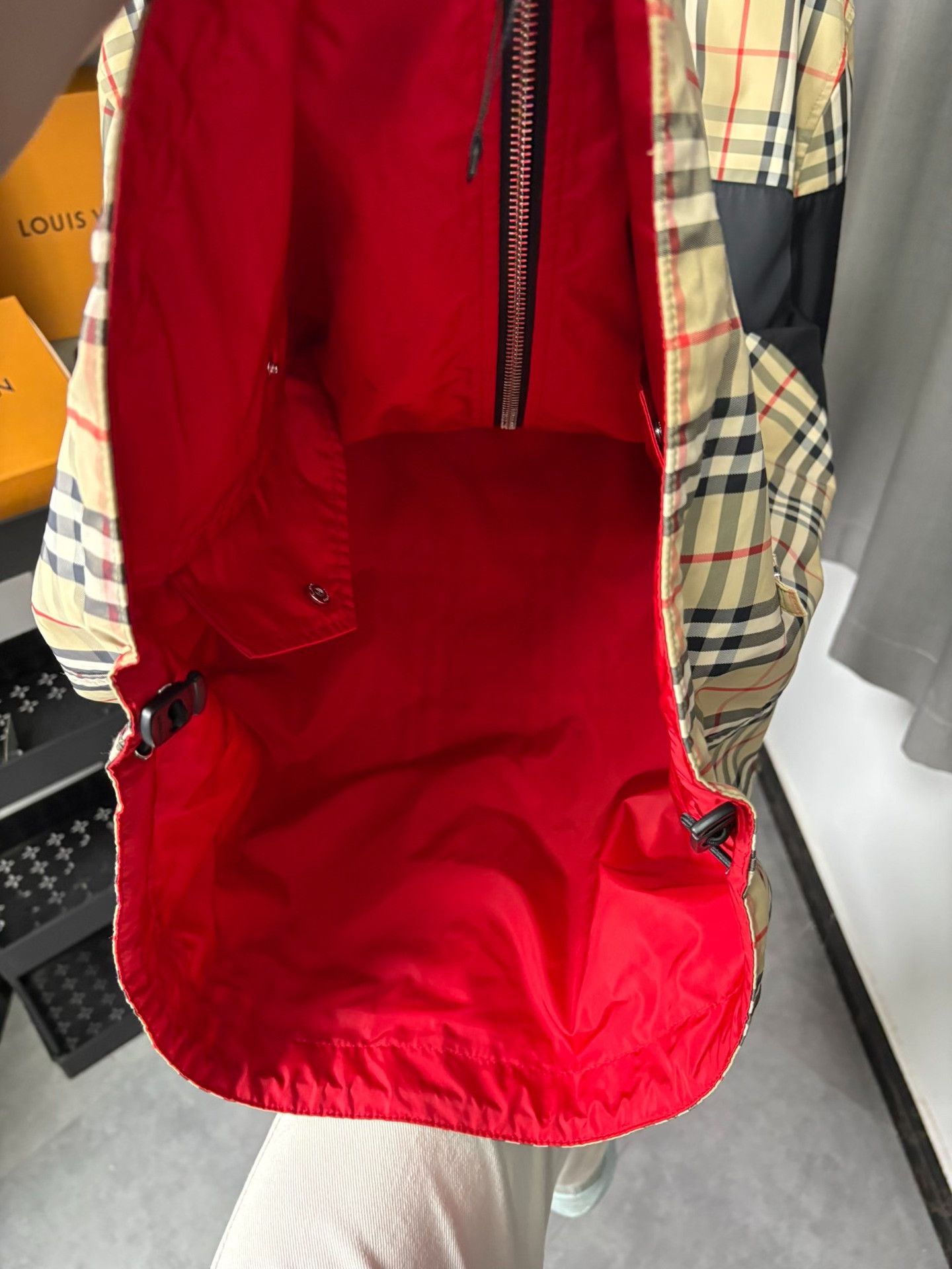 Burberry Burberry Patchwork Plaid Red Light Jacket XL Men Size US XL / EU 56 / 4 - 4 Thumbnail
