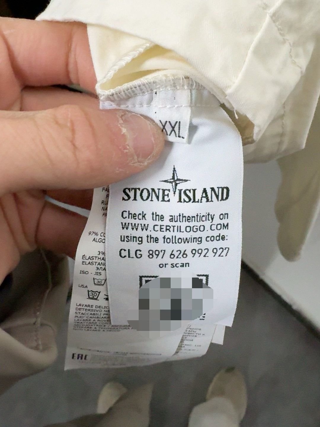 Stone Island Stone Island White Shirt L Men Size US L / EU 52-54 / 3 - 7 Thumbnail