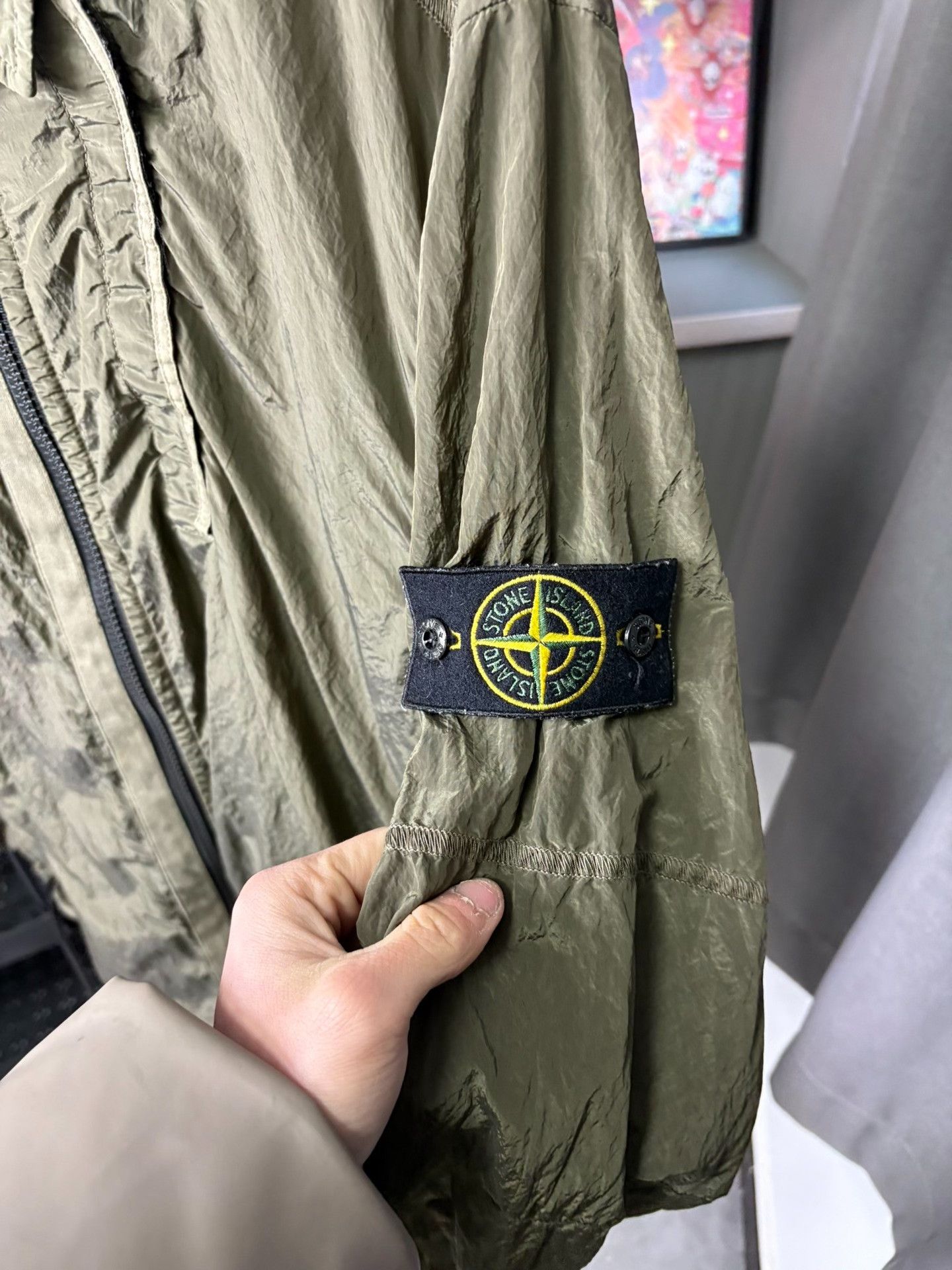 Stone Island Stone Island Nylon Green Light Jacket XL Men Size US XL / EU 56 / 4 - 4 Thumbnail