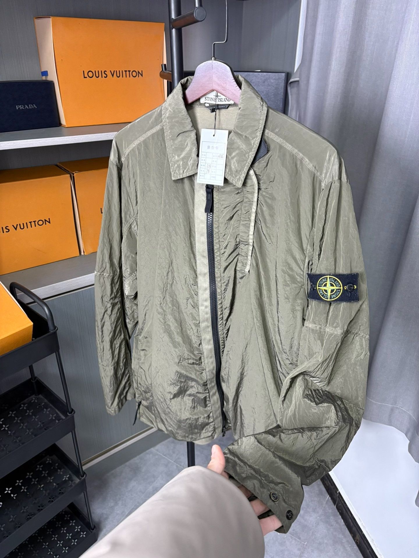 Stone Island Stone Island Nylon Green Light Jacket XL Men Size US XL / EU 56 / 4 - 7 Thumbnail