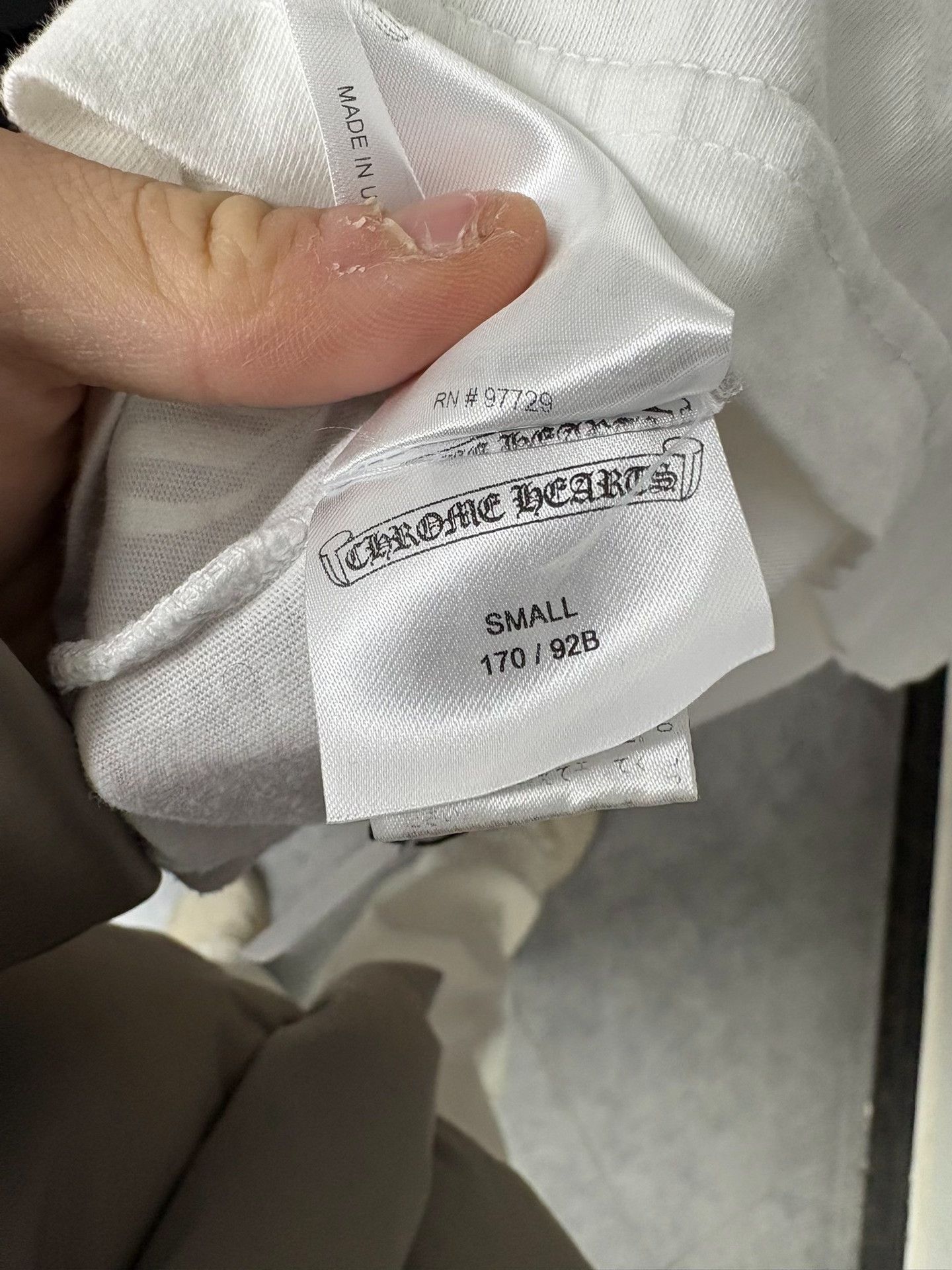 Chrome Hearts Chrome Hearts White T-Shirt S Men Size US S / EU 44-46 / 1 - 7 Thumbnail