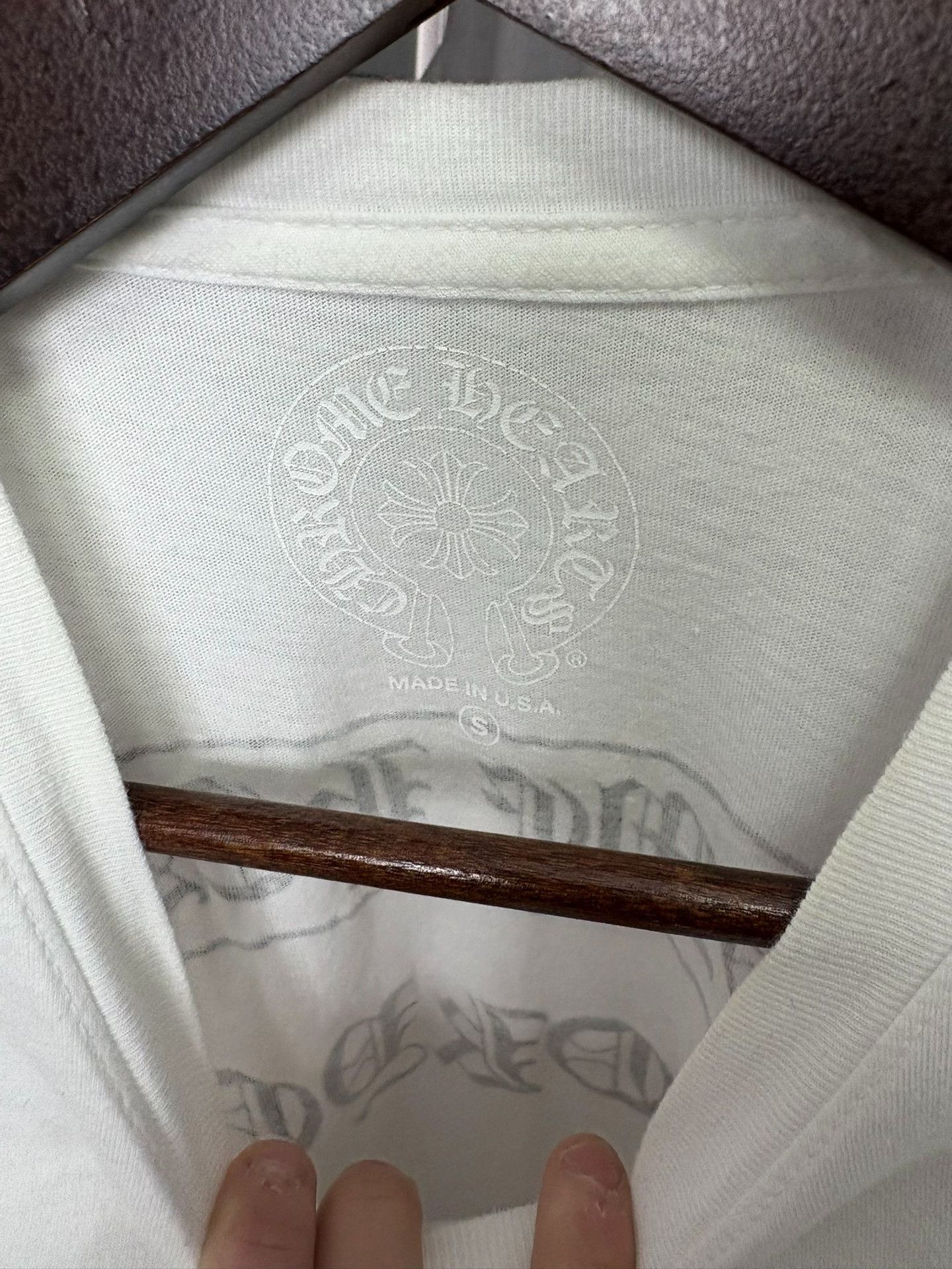 Chrome Hearts Chrome Hearts White T-Shirt S Men Size US S / EU 44-46 / 1 - 3 Thumbnail