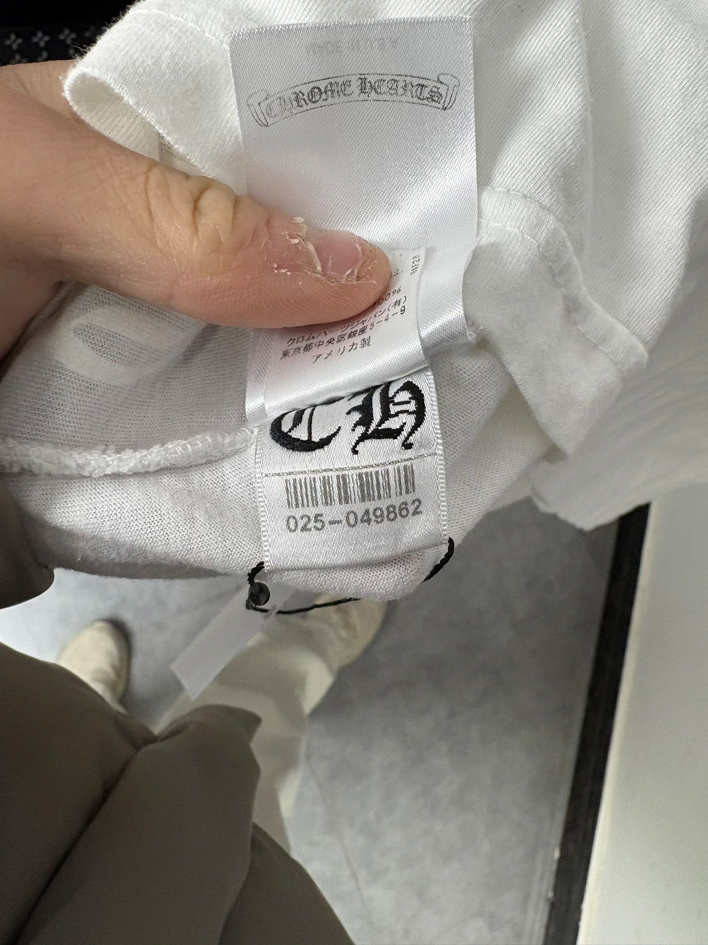 Chrome Hearts Chrome Hearts White T-Shirt S Men Size US S / EU 44-46 / 1 - 8 Thumbnail