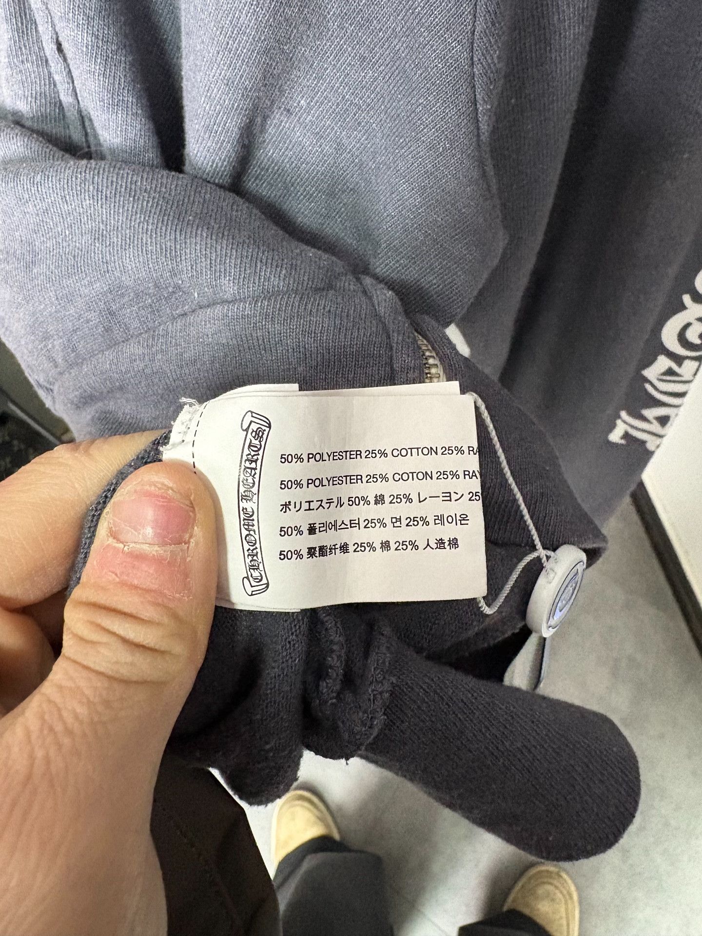 Chrome Hearts Chrome Hearts Gray Hoodie M Men Size US M / EU 48-50 / 2 - 5 Thumbnail