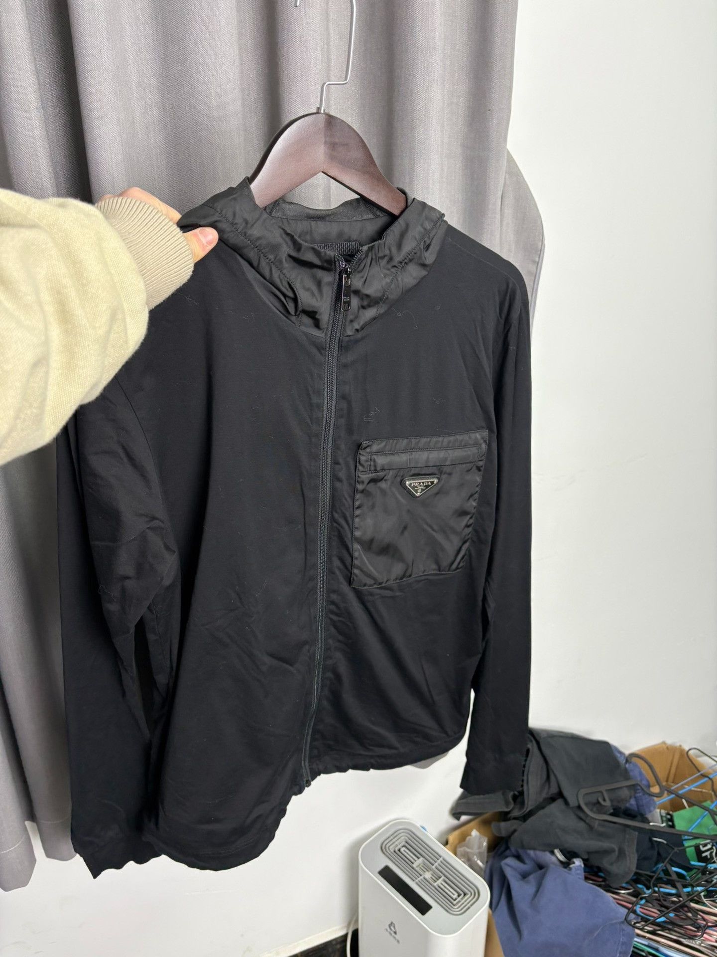 Prada Prada Black Light Jacket M Men Size US M / EU 48-50 / 2 - 7 Thumbnail