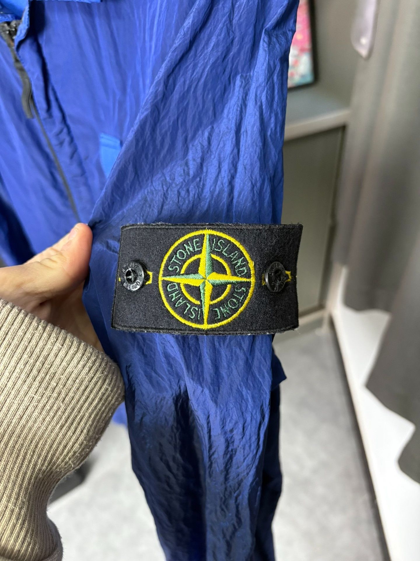 Stone Island Stone Island Nylon Blue Light Jacket L Men Size US L / EU 52-54 / 3 - 3 Thumbnail