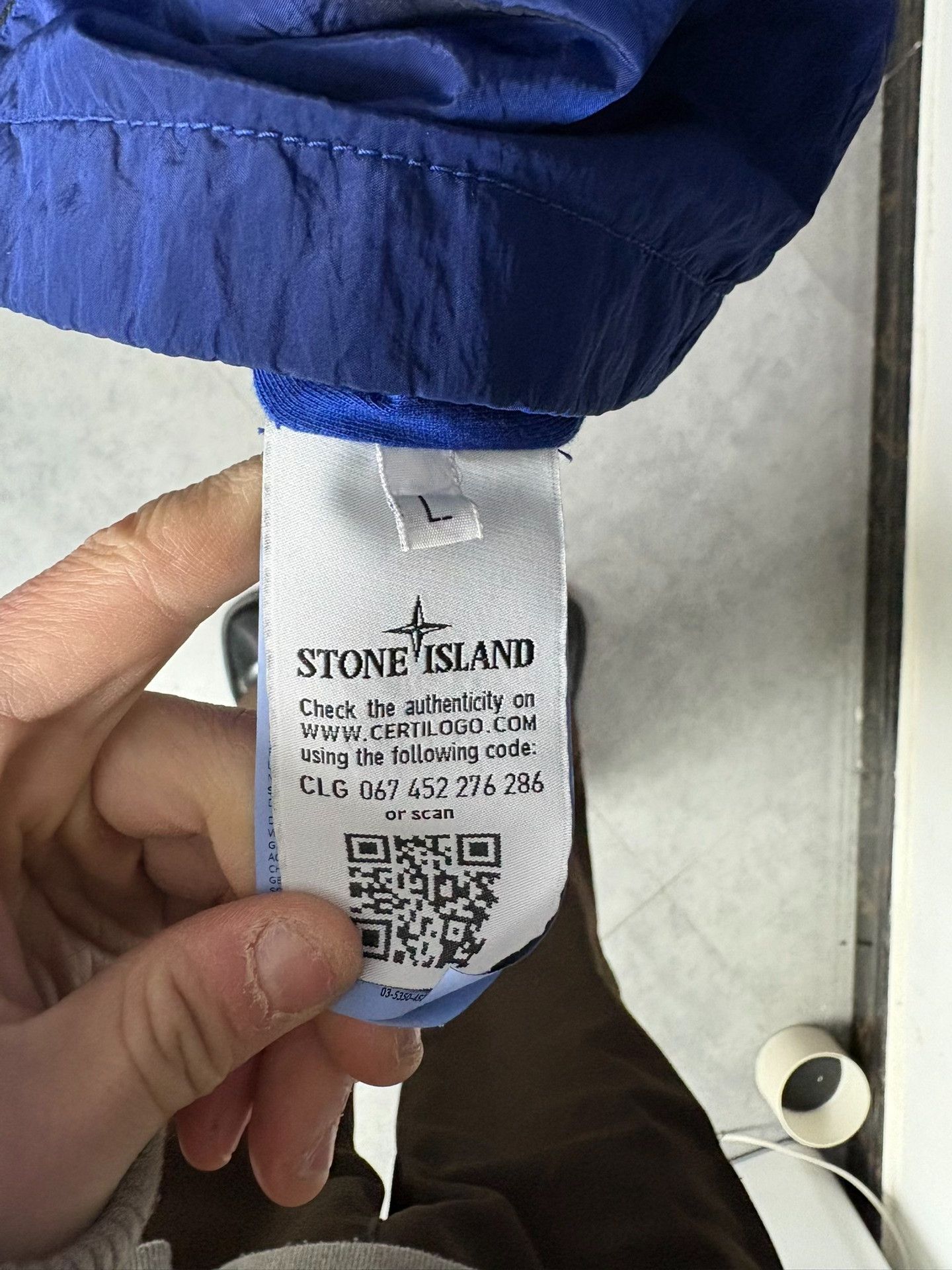 Stone Island Stone Island Nylon Blue Light Jacket L Men Size US L / EU 52-54 / 3 - 6 Thumbnail