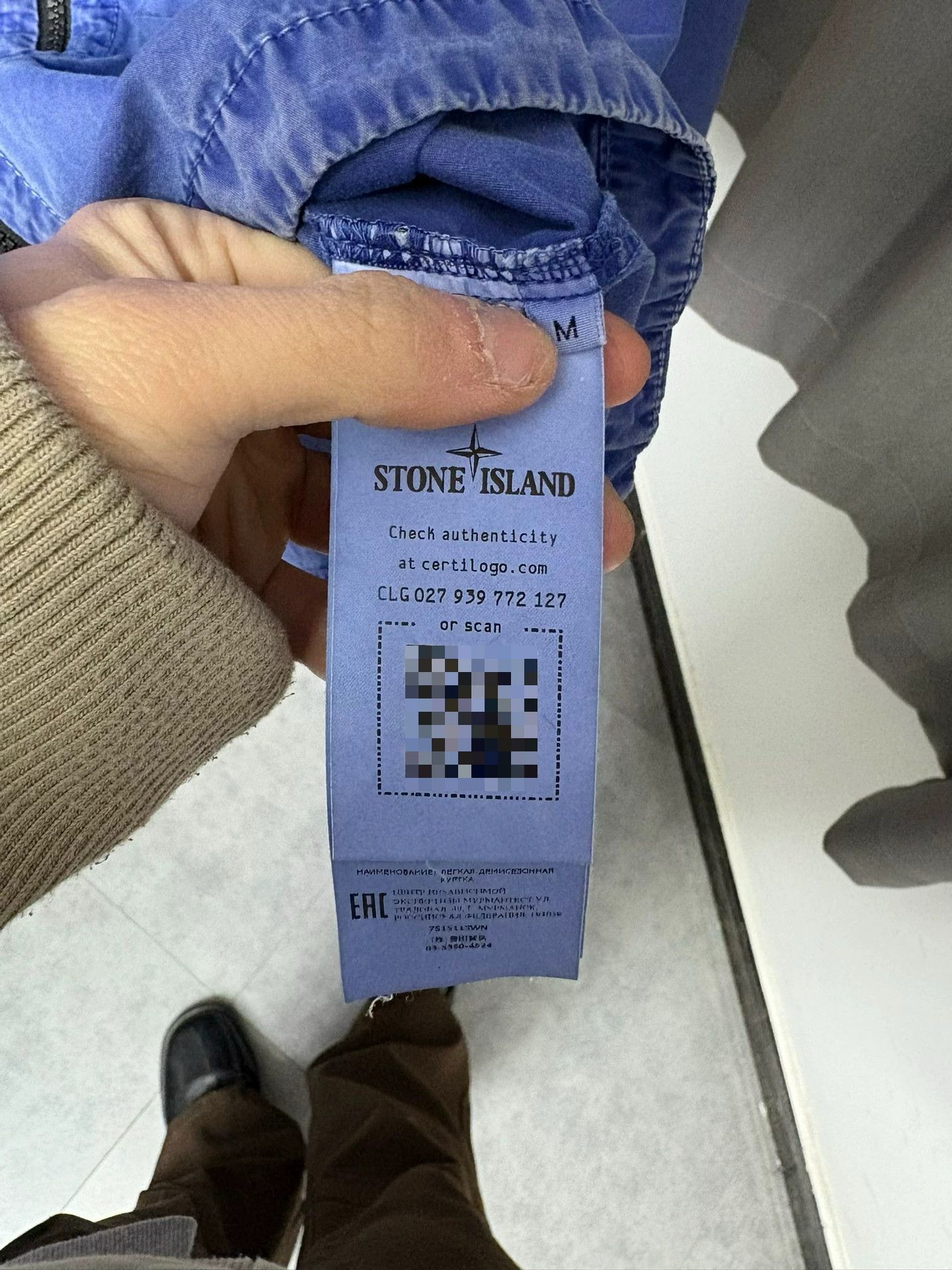 Stone Island Stone Island Blue Light Jacket M Men Size US M / EU 48-50 / 2 - 6 Thumbnail
