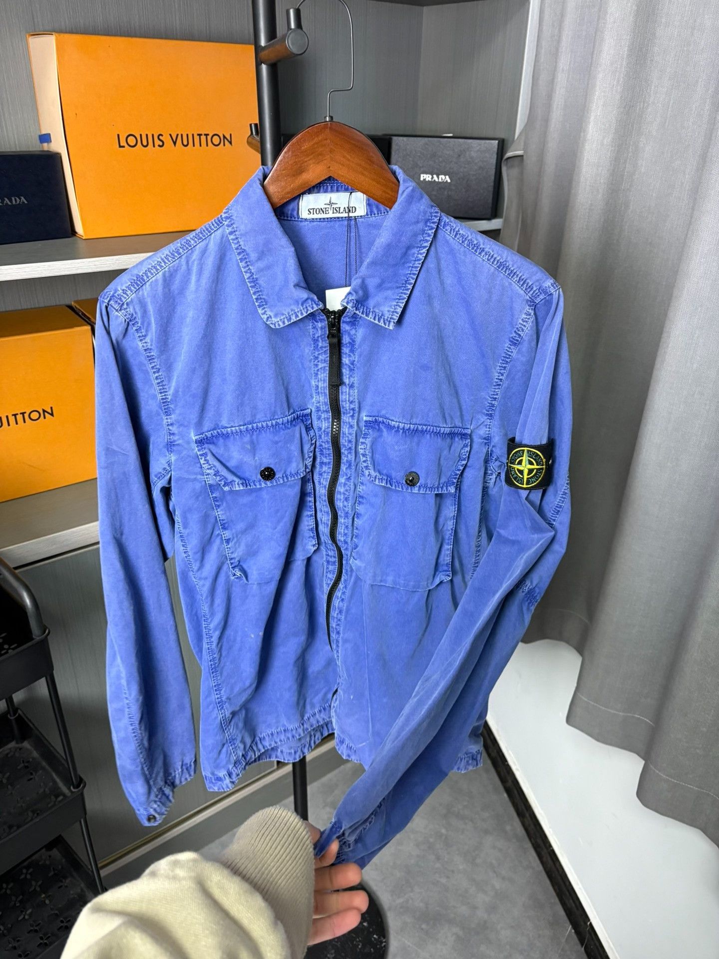 Stone Island Stone Island Blue Light Jacket M Men Size US M / EU 48-50 / 2 - 5 Thumbnail