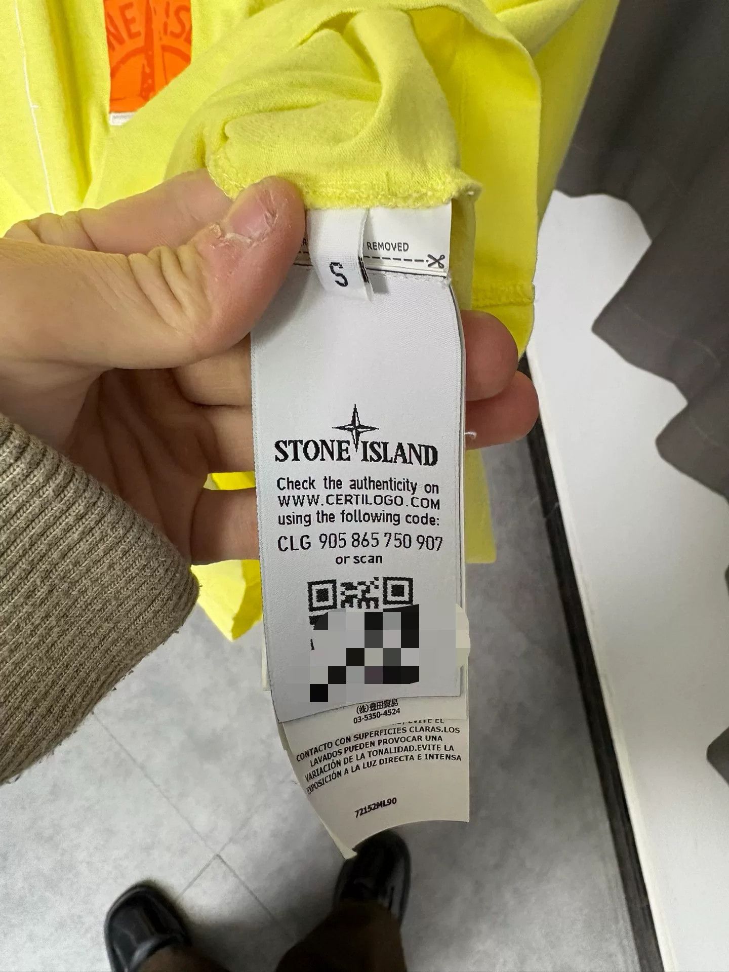 Stone Island Stone Island Yellow T-Shirt S Men Size US S / EU 44-46 / 1 - 5 Thumbnail