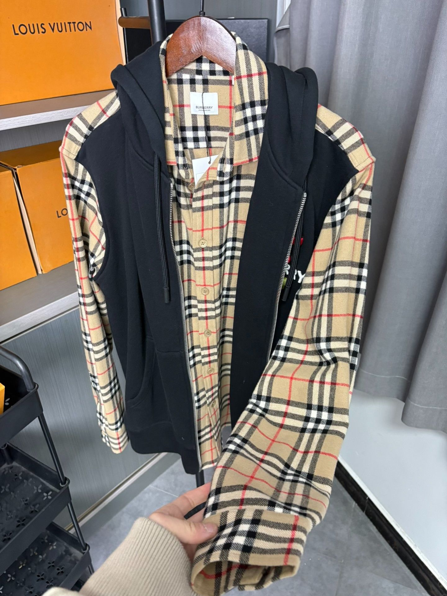 Burberry Burberry Patchwork Plaid Black Light Jacket M Men Size US M / EU 48-50 / 2 - 7 Thumbnail
