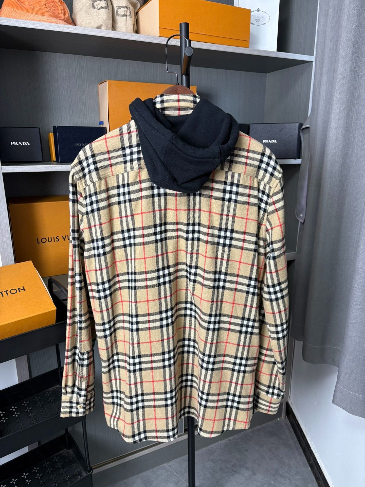 Burberry Burberry Patchwork Plaid Black Light Jacket M Men Size US M / EU 48-50 / 2 - 4 Thumbnail