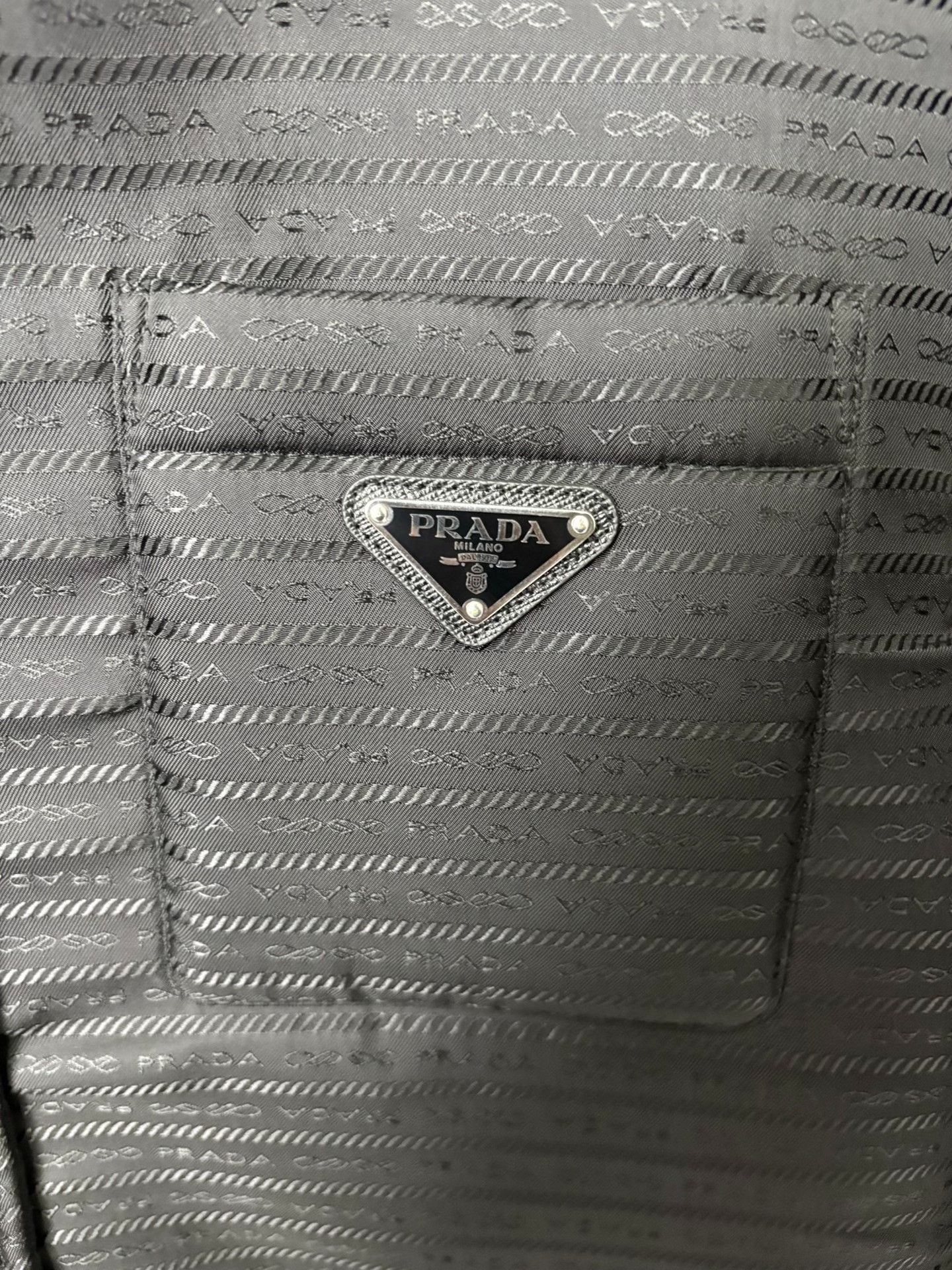Prada Prada Cotton Black Heavy Coat 36 Men Size US S / EU 44-46 / 1 - 4 Thumbnail