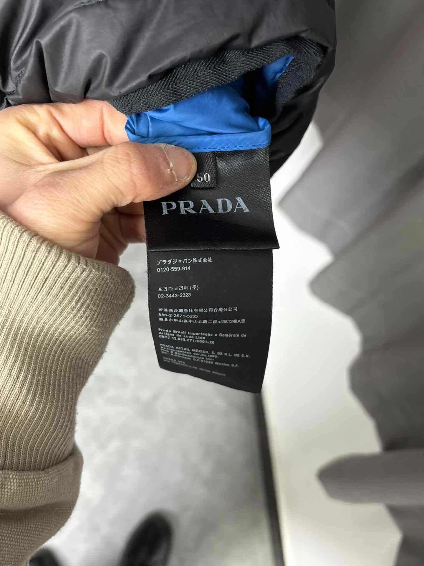 Prada Prada Down Blue Heavy Coat 50 Men Size US XL / EU 56 / 4 - 5 Thumbnail