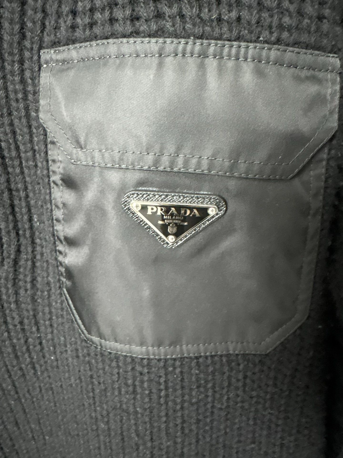 Prada Prada Wool Gray Sweater 25 Men Size US XS / EU 42 / 0 - 2 Thumbnail