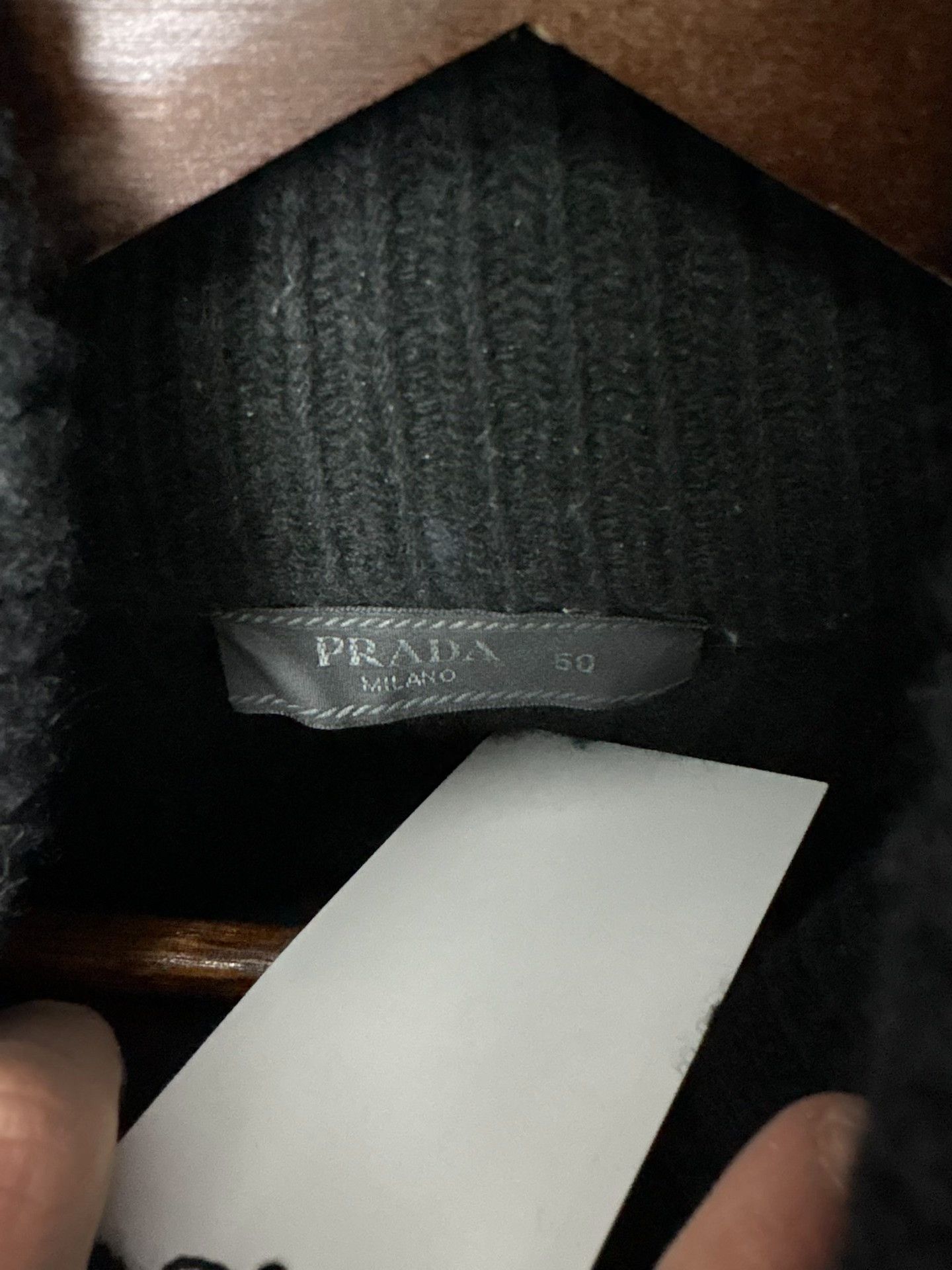 Prada Prada Wool Gray Sweater 25 Men Size US XS / EU 42 / 0 - 7 Thumbnail