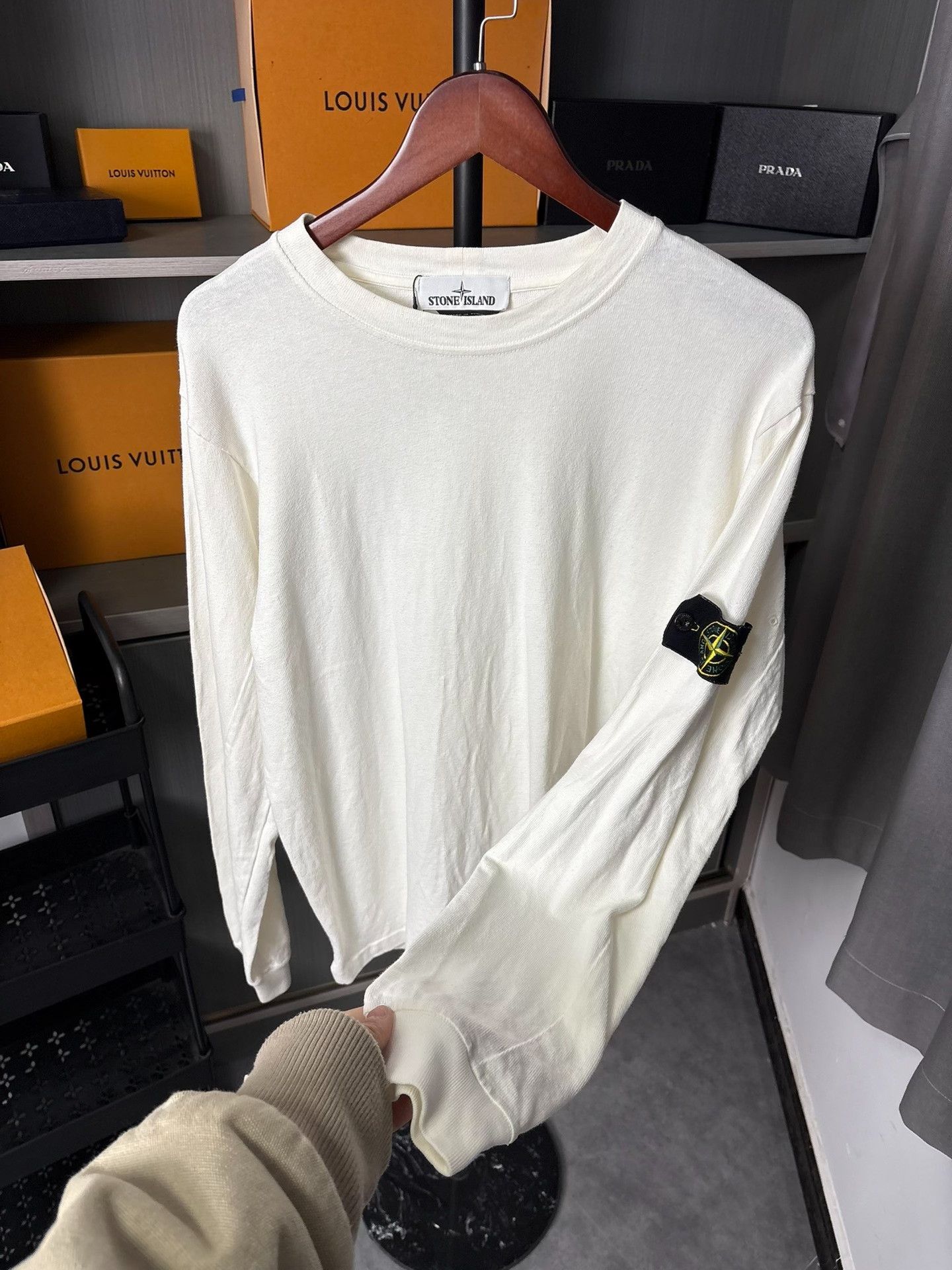 Stone Island Stone Island White T-Shirt L Men Size US L / EU 52-54 / 3 - 4 Thumbnail
