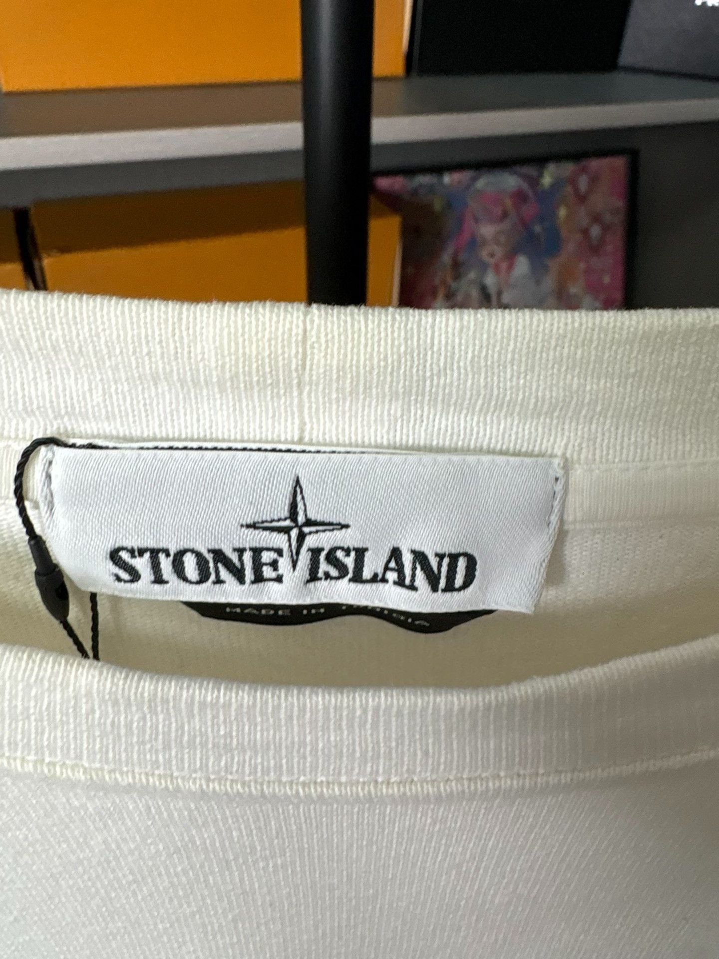 Stone Island Stone Island White T-Shirt L Men Size US L / EU 52-54 / 3 - 2 Thumbnail