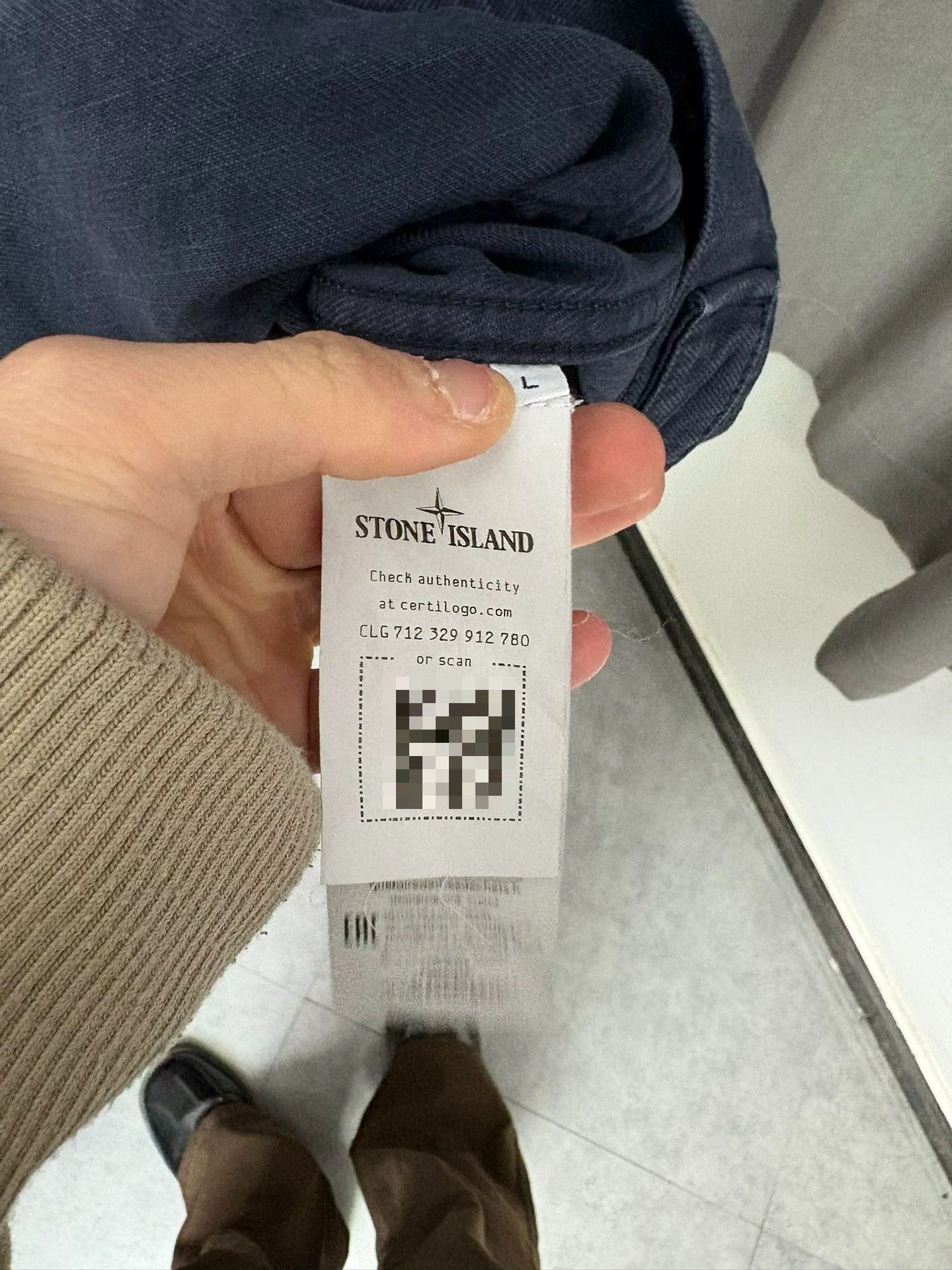 Stone Island Stone Island Collab Denim Blue Light Jacket L Men Size US L / EU 52-54 / 3 - 4 Thumbnail