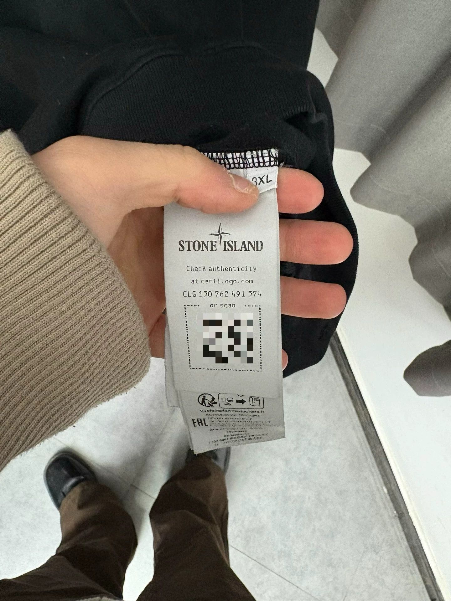 Stone Island Stone Island Black Hoodie XL Men Size US XL / EU 56 / 4 - 6 Thumbnail