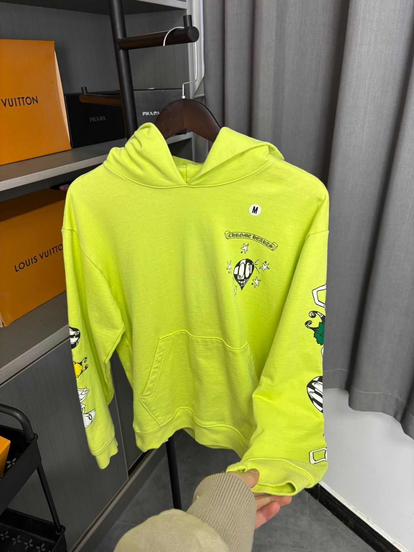 Chrome Hearts Chrome Hearts Yellow Hoodie M Men Size US M / EU 48-50 / 2 - 9 Thumbnail