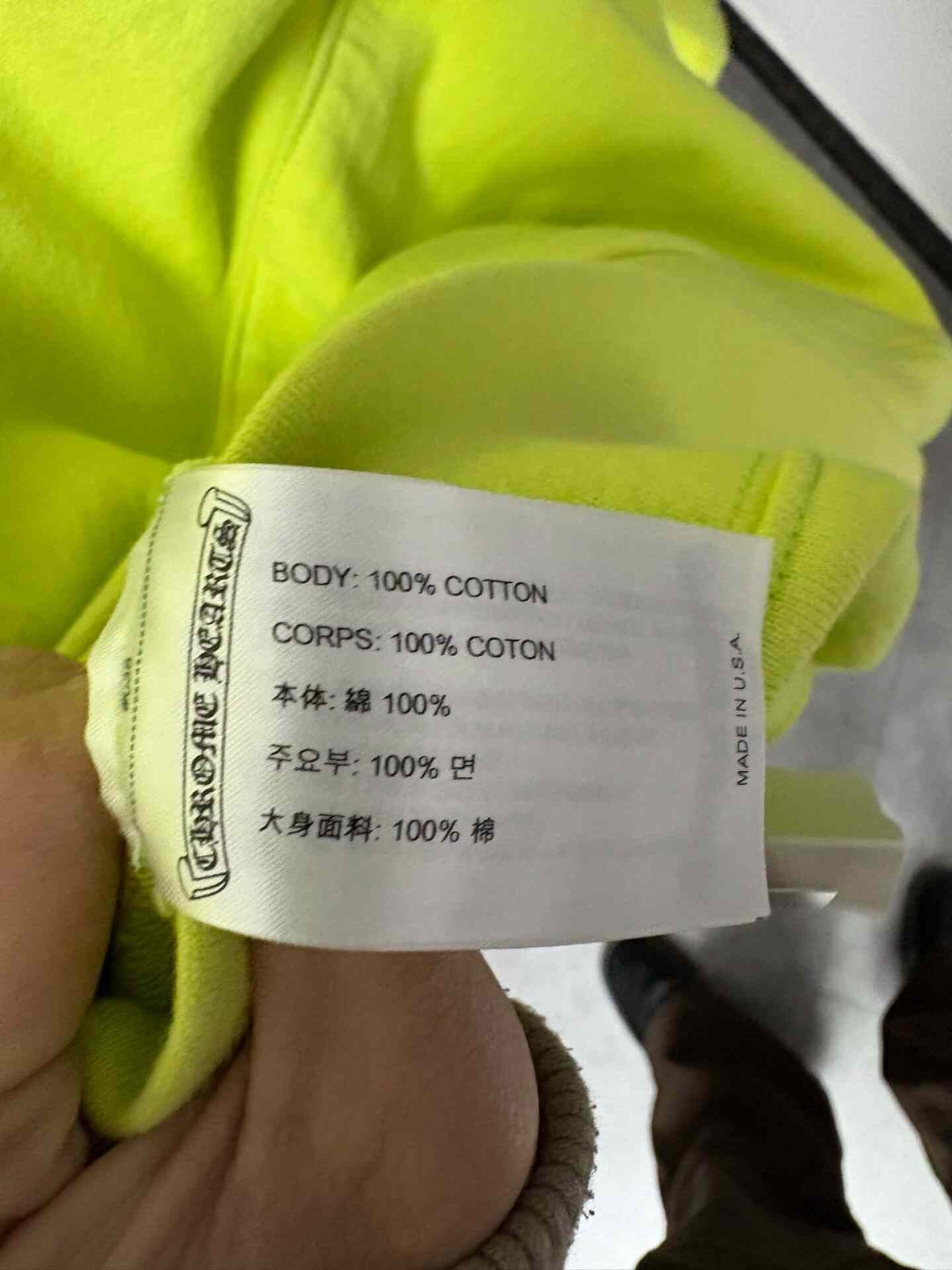 Chrome Hearts Chrome Hearts Yellow Hoodie M Men Size US M / EU 48-50 / 2 - 6 Thumbnail