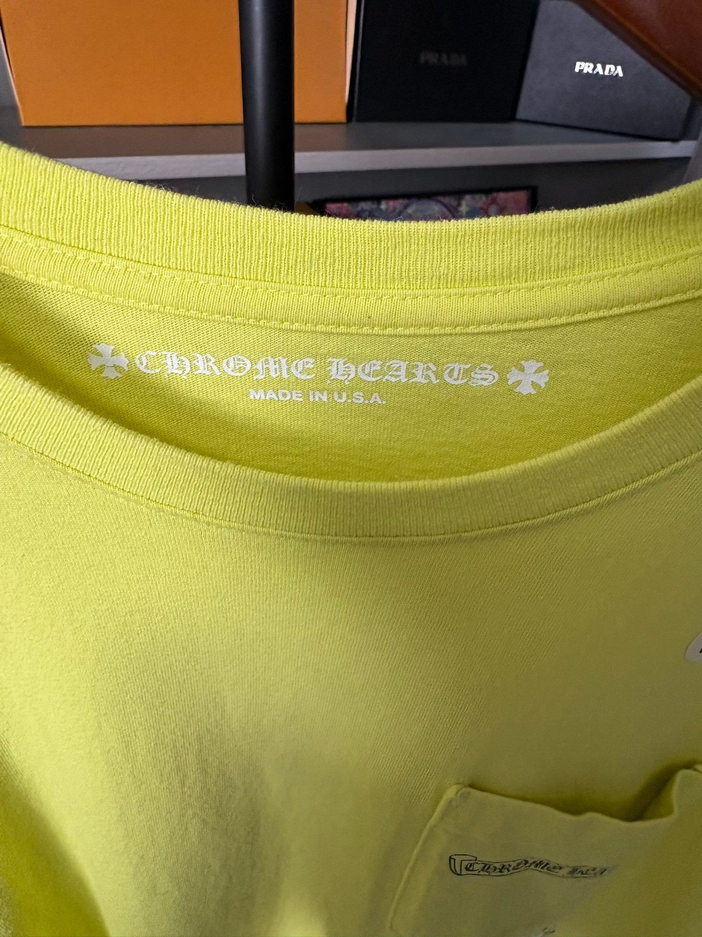 Chrome Hearts Chrome Hearts Collab Yellow T-Shirt L Men Size US L / EU 52-54 / 3 - 3 Thumbnail
