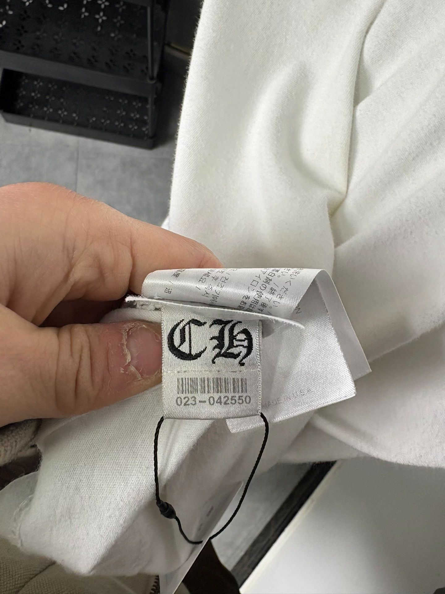 Chrome Hearts Chrome Hearts White T-Shirt M Men Size US M / EU 48-50 / 2 - 7 Thumbnail