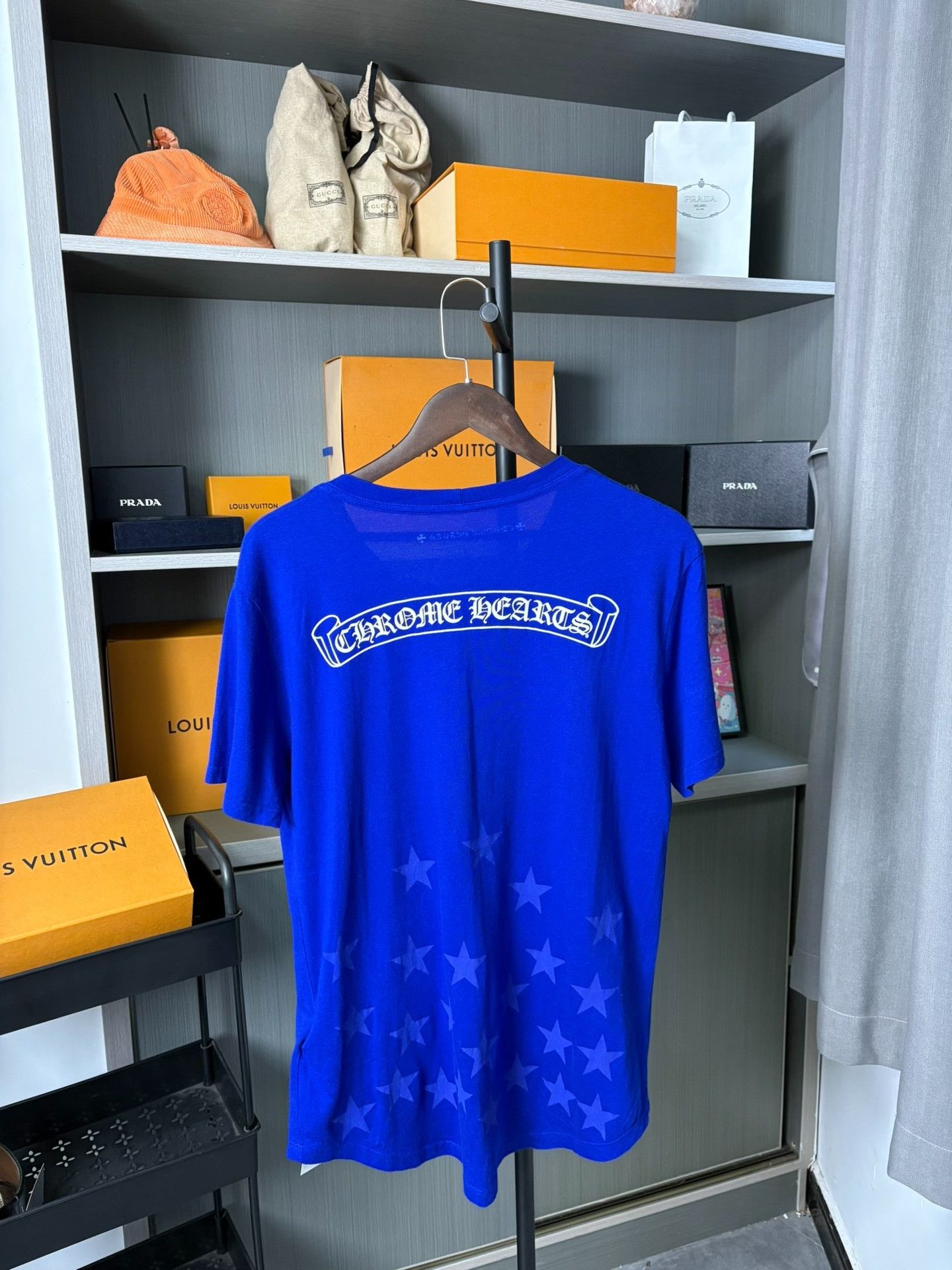 Chrome Hearts Chrome Hearts Blue T-Shirt M Men Size US M / EU 48-50 / 2 - 2 Thumbnail