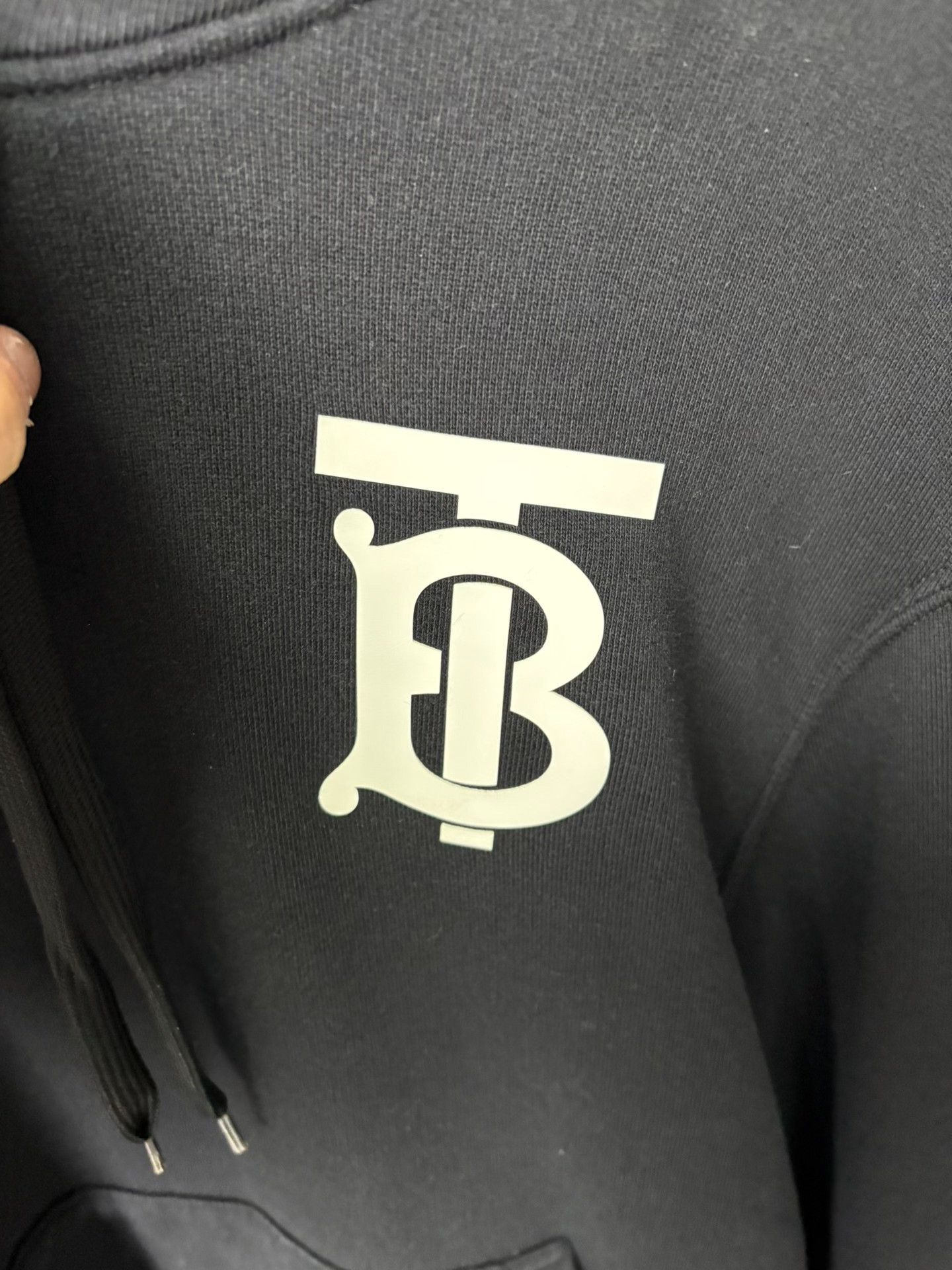 Burberry Burberry Printed Black Hoodie S Men Size US S / EU 44-46 / 1 - 3 Thumbnail