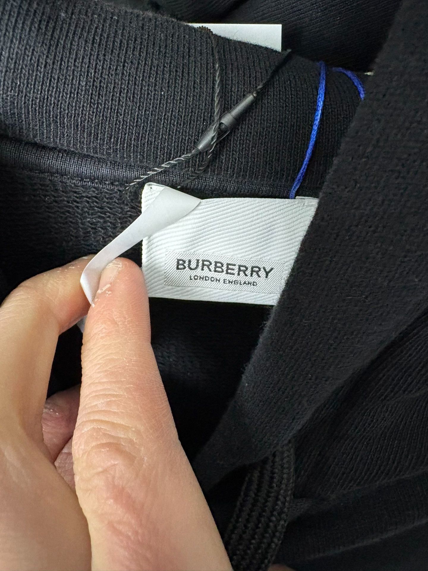 Burberry Burberry Printed Black Hoodie S Men Size US S / EU 44-46 / 1 - 4 Thumbnail