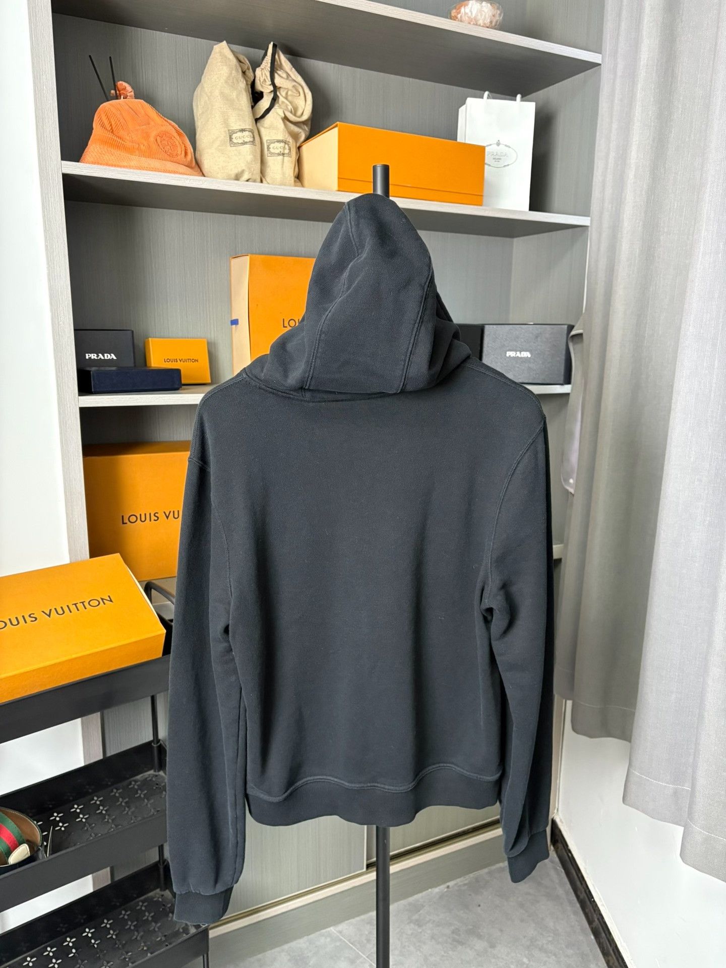 Burberry Burberry Printed Black Hoodie S Men Size US S / EU 44-46 / 1 - 2 Thumbnail
