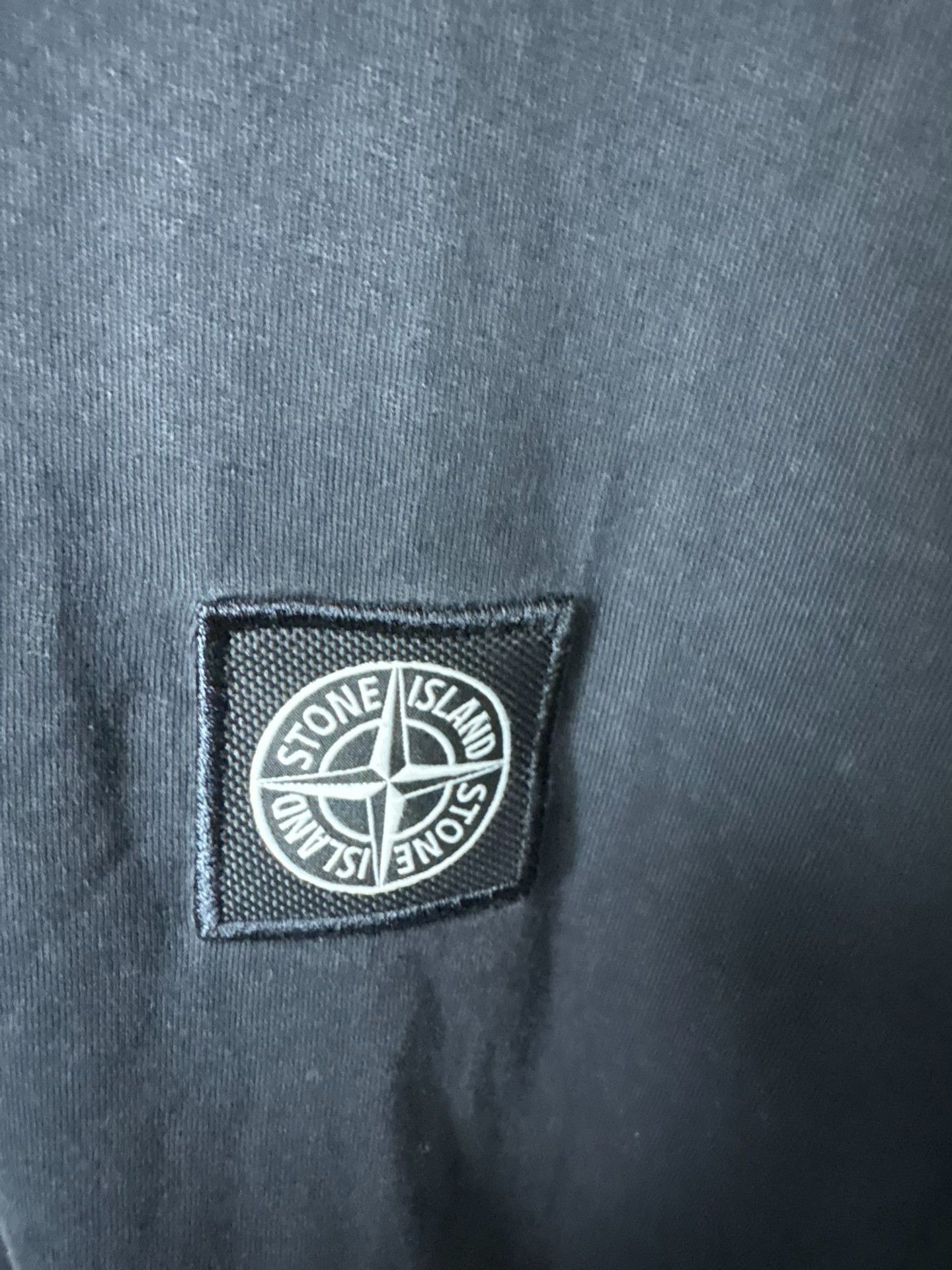 Stone Island Stone Island Black T-Shirt XL Men Size US XL / EU 56 / 4 - 3 Thumbnail
