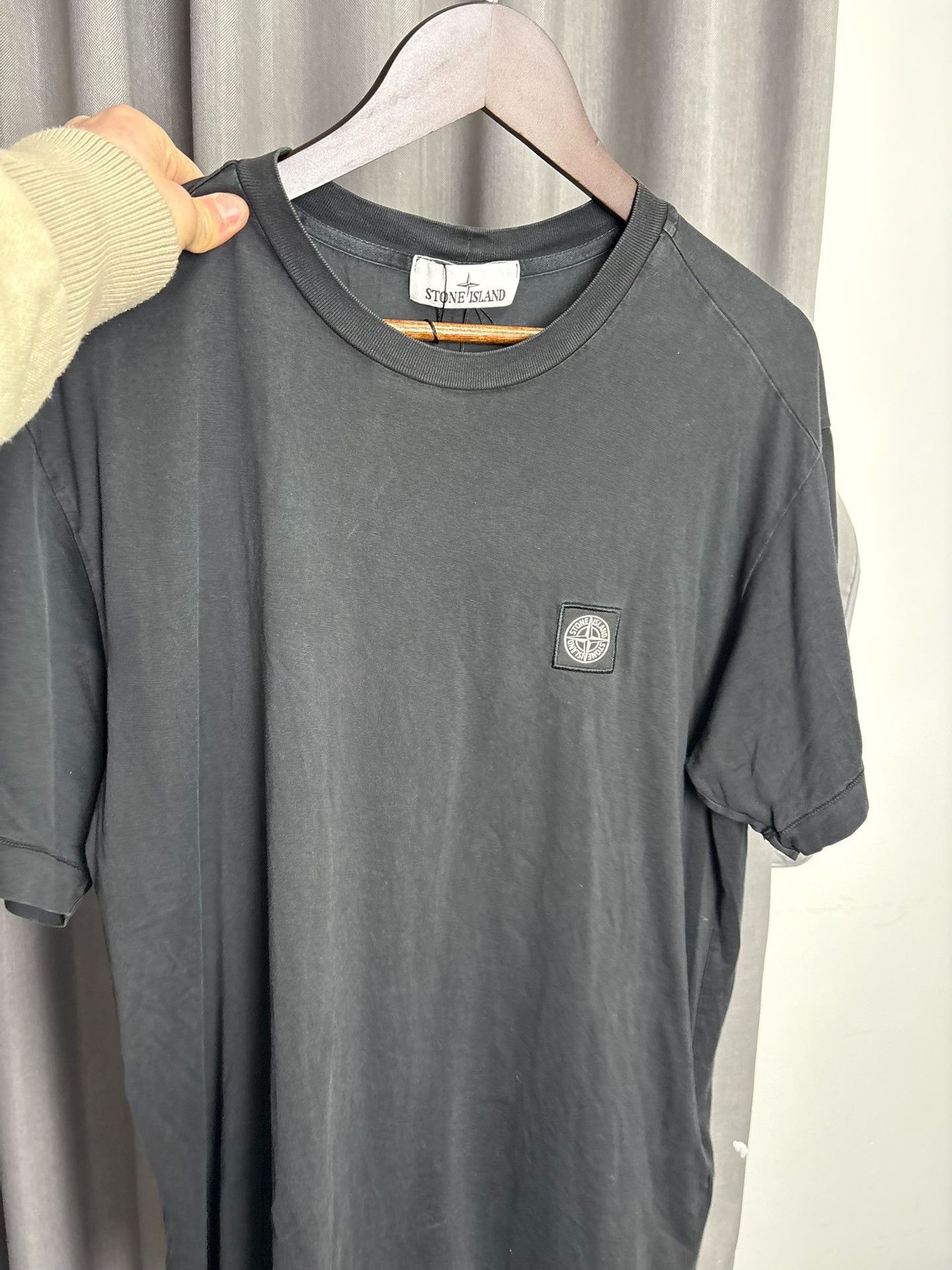 Stone Island Stone Island Black T-Shirt XL Men Size US XL / EU 56 / 4 - 7 Thumbnail