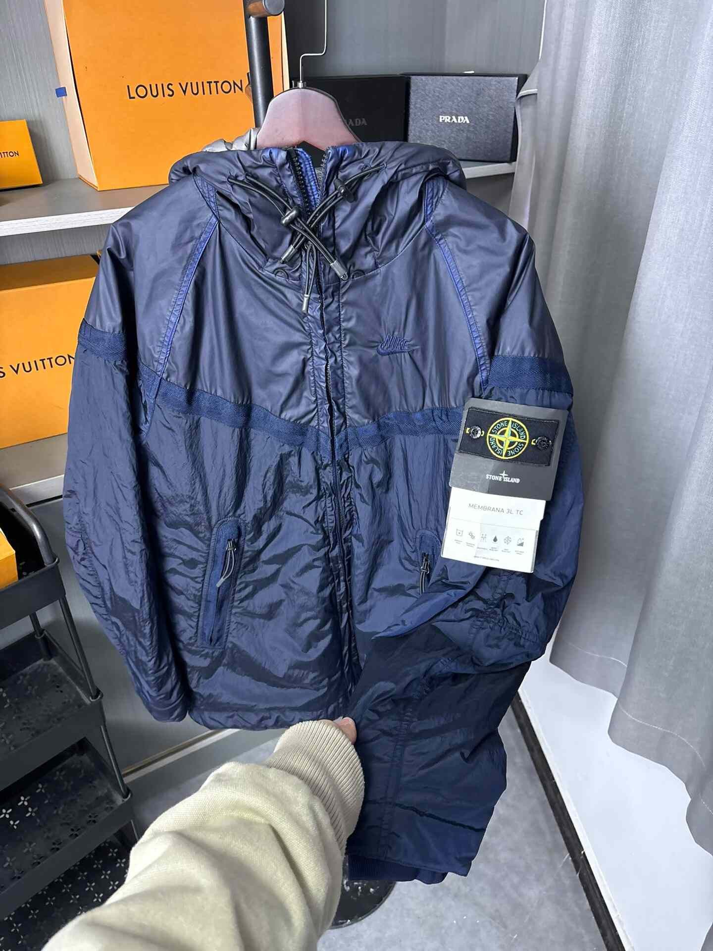 Stone Island Stone Island Collab Cotton Blue Hoodie S Men Size US S / EU 44-46 / 1 - 8 Thumbnail
