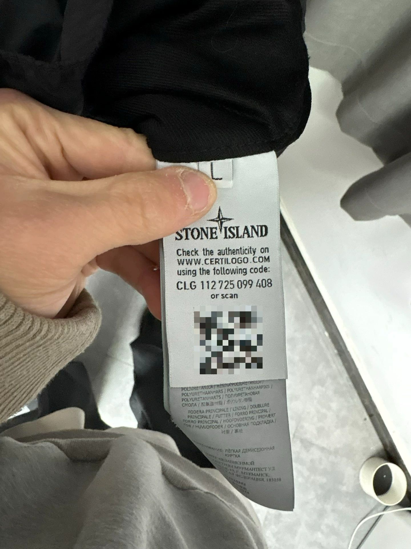 Stone Island Stone Island Nylon Black Light Jacket L Men Size US L / EU 52-54 / 3 - 6 Thumbnail